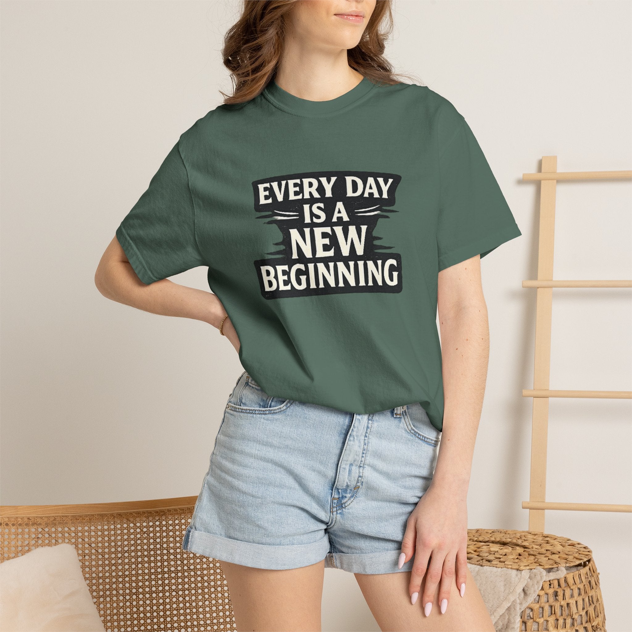Every Day Is A New Beginning T-Shirt - Inspirational Motivational Tee