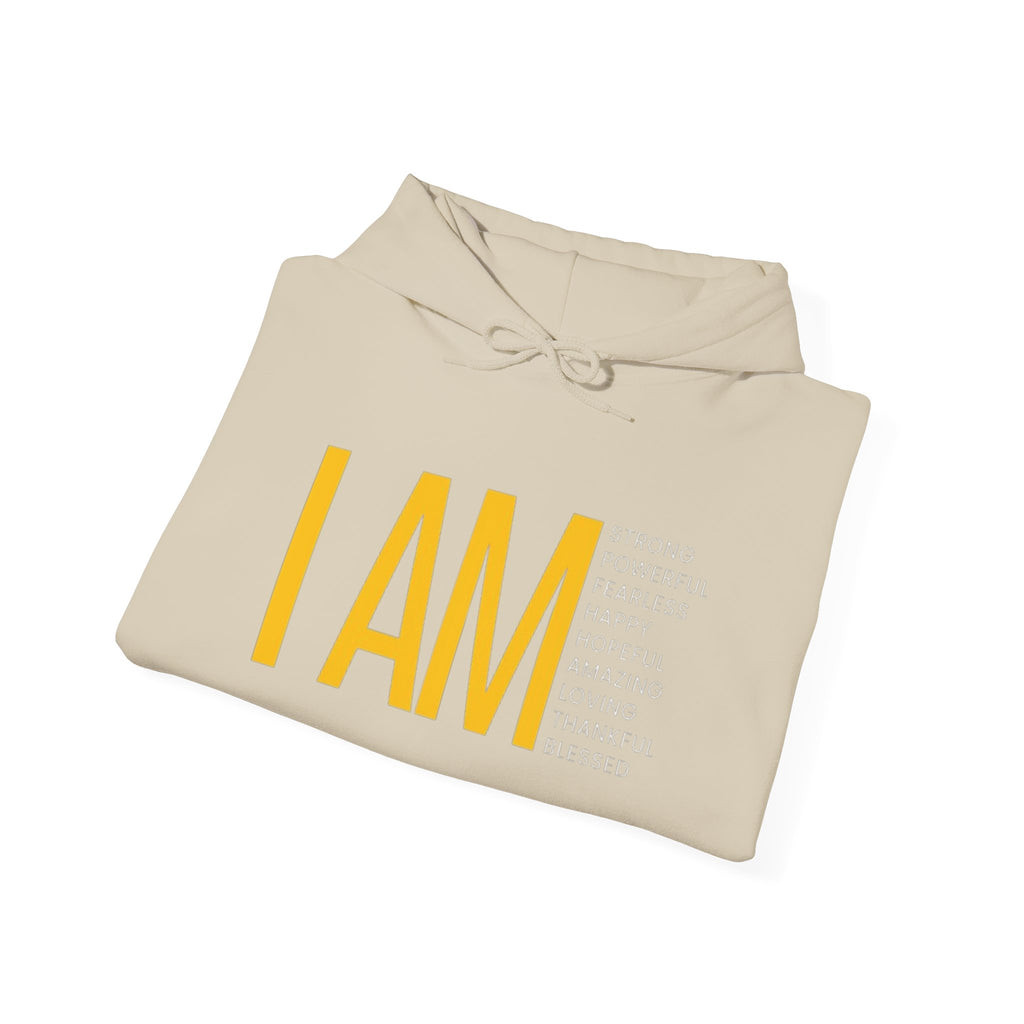 I AM Affirmation Hoodie — Inspirational Self-Love Sweatshirt