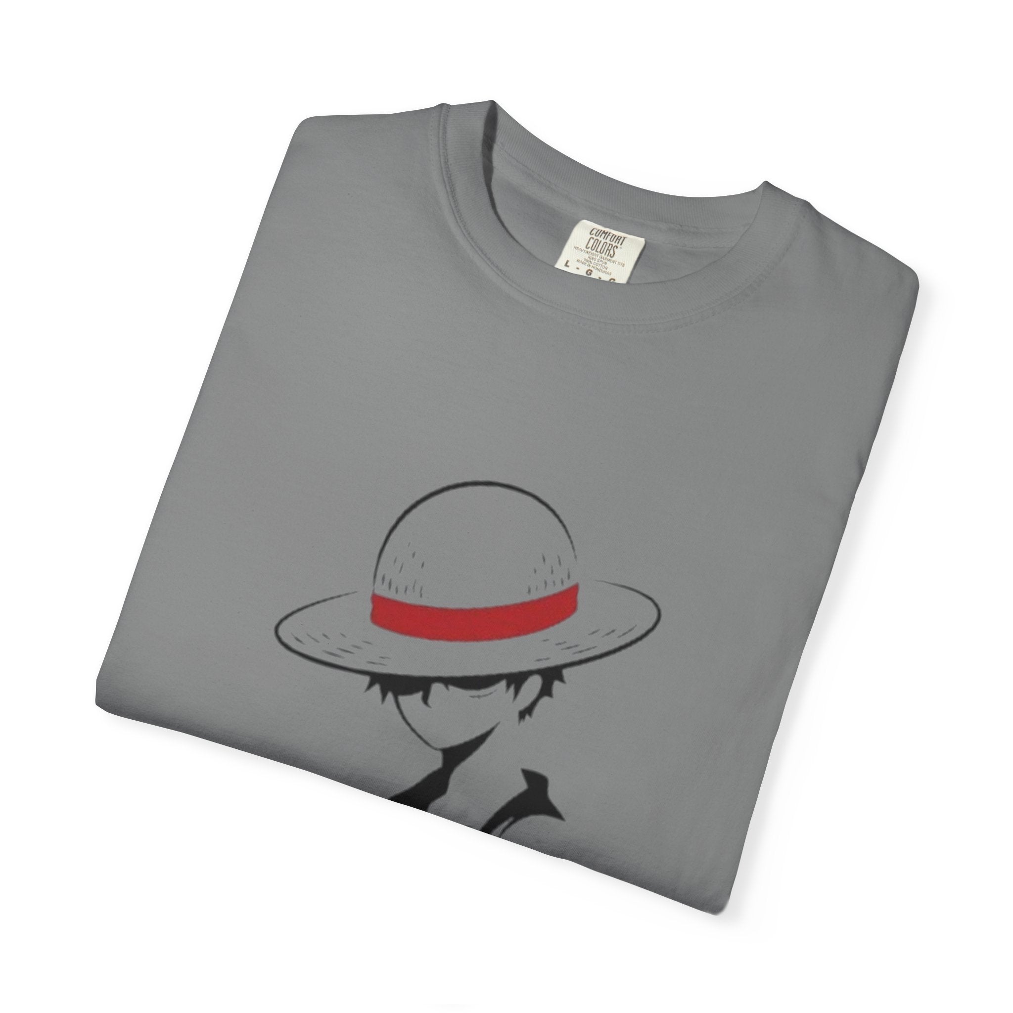 Minimal Straw Hat Silhouette T-Shirt
