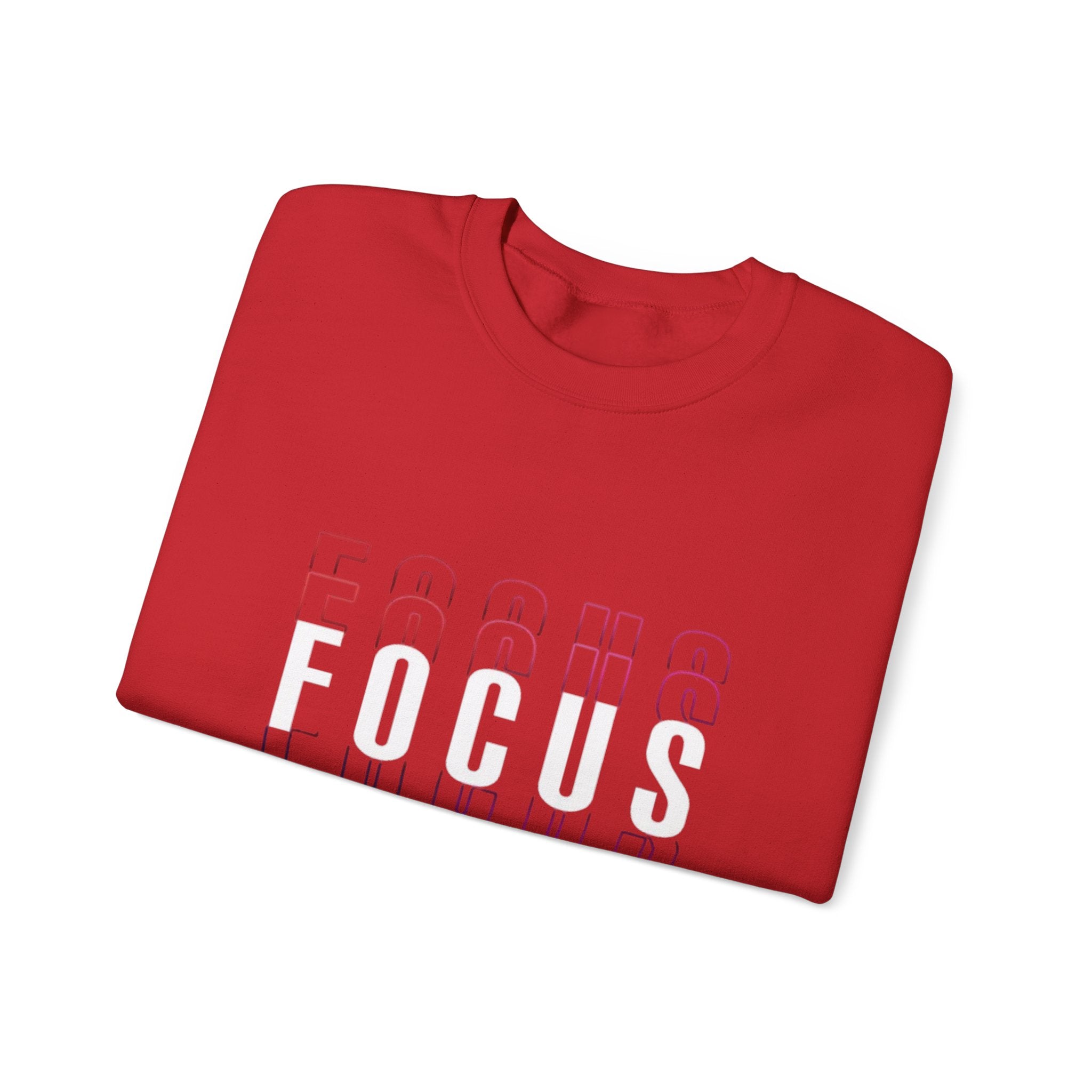 Focus Crewneck Sweatshirt — Motivational Casual Pullover