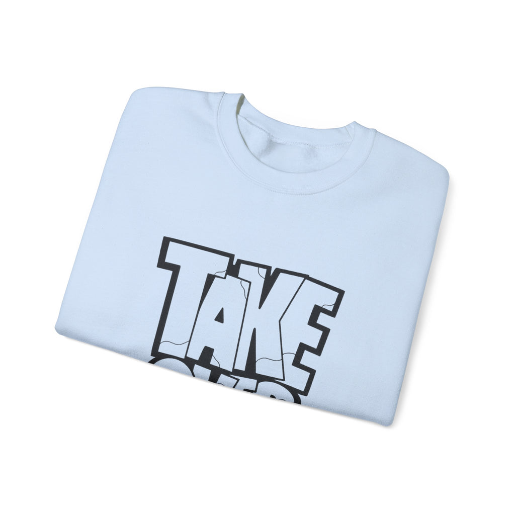 Take Over Crewneck Sweatshirt — Bold Streetwear Graphic Pullover