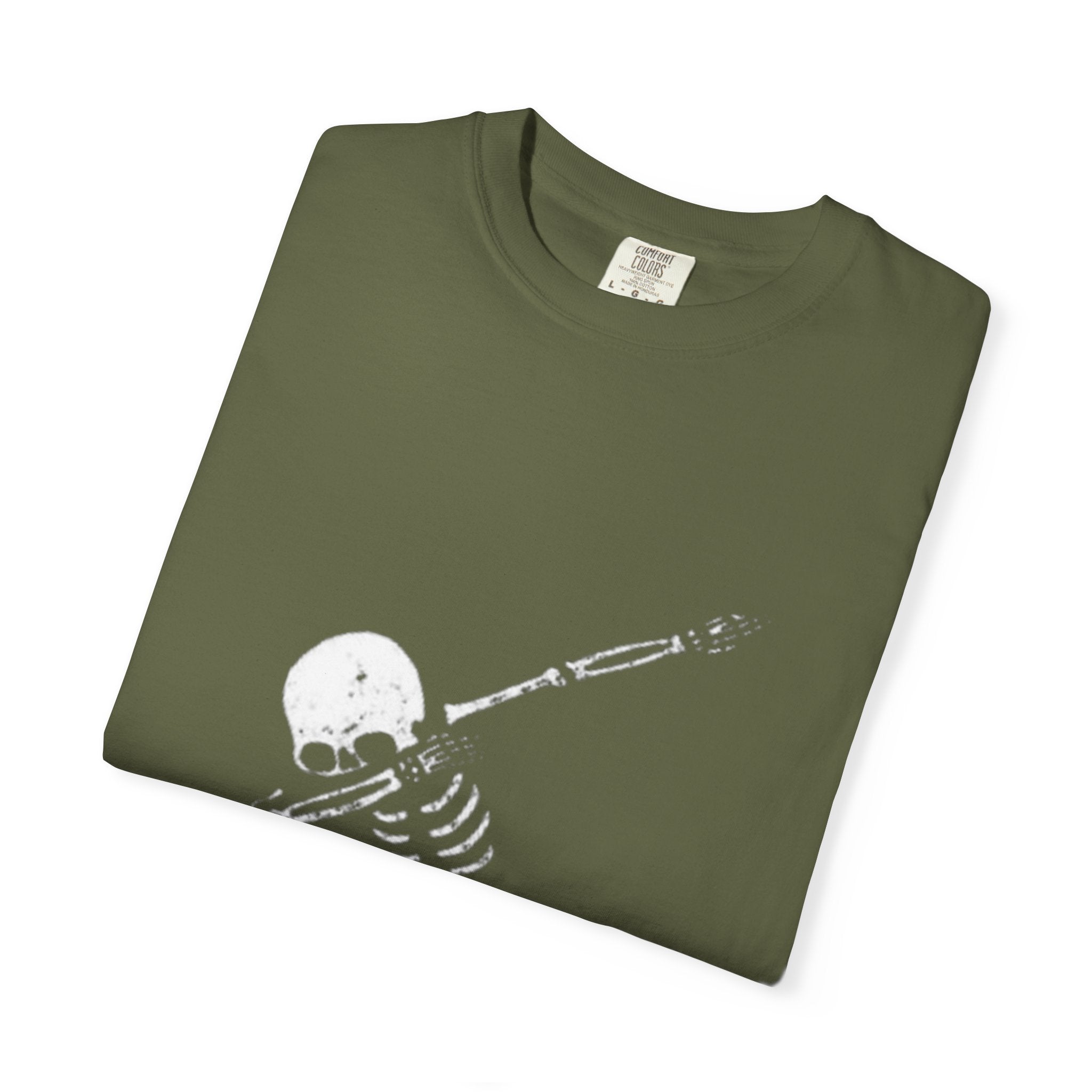 Dabbing Skeleton T‑Shirt — Funny Halloween Graphic Tee