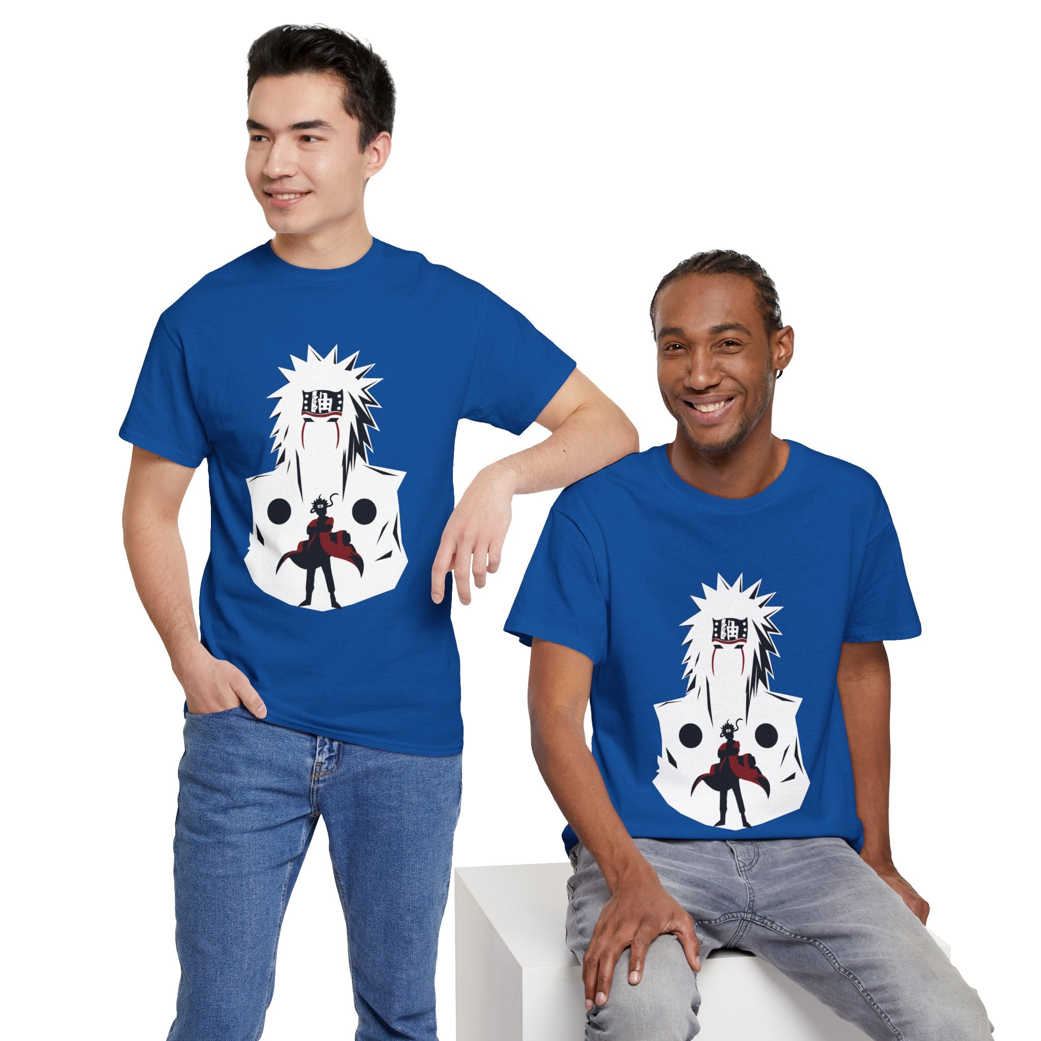 Anime Shadow Warrior T-Shirt — Silhouette Battle Graphic Tee