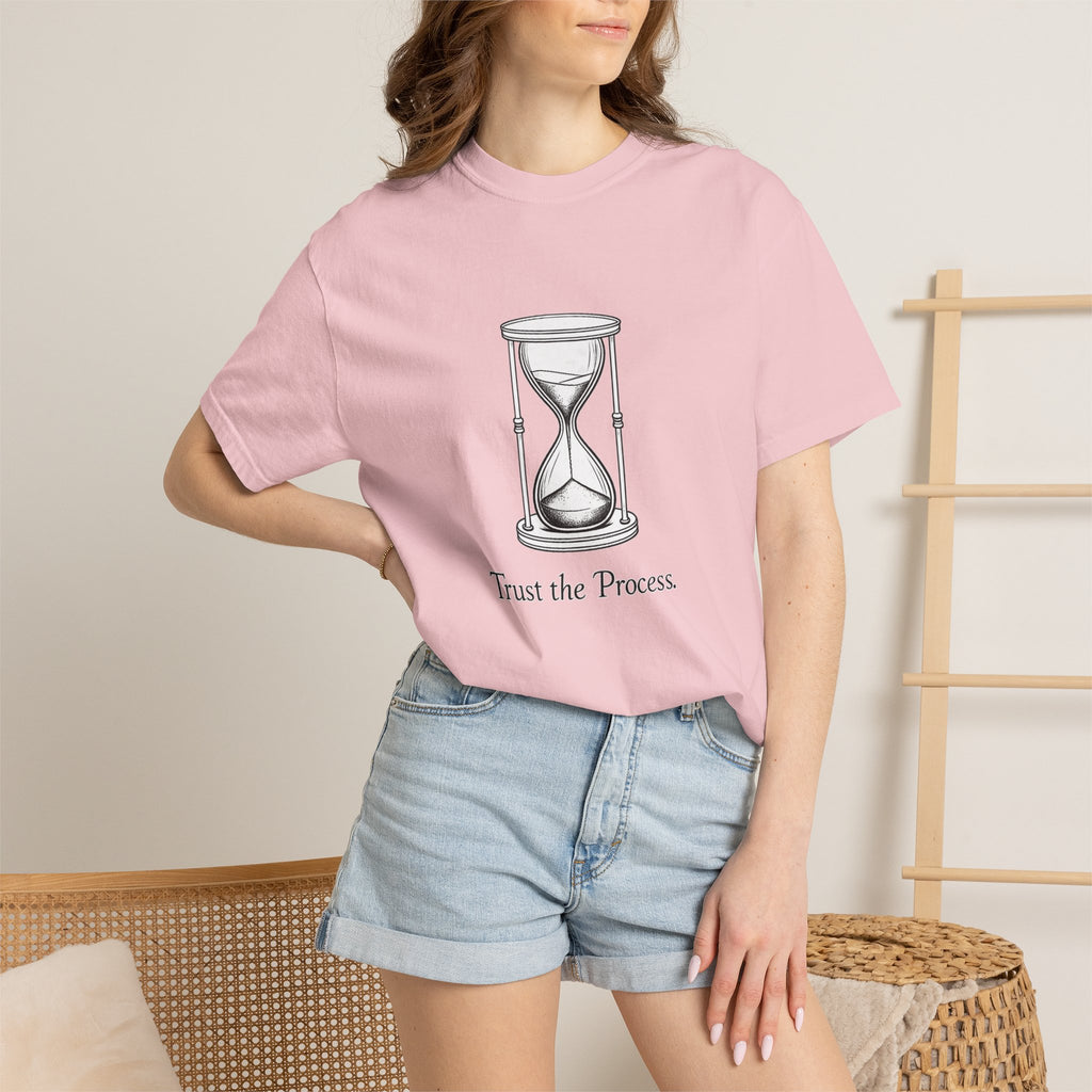 Trust the Process T-Shirt — Hourglass Graphic Inspirational Tee