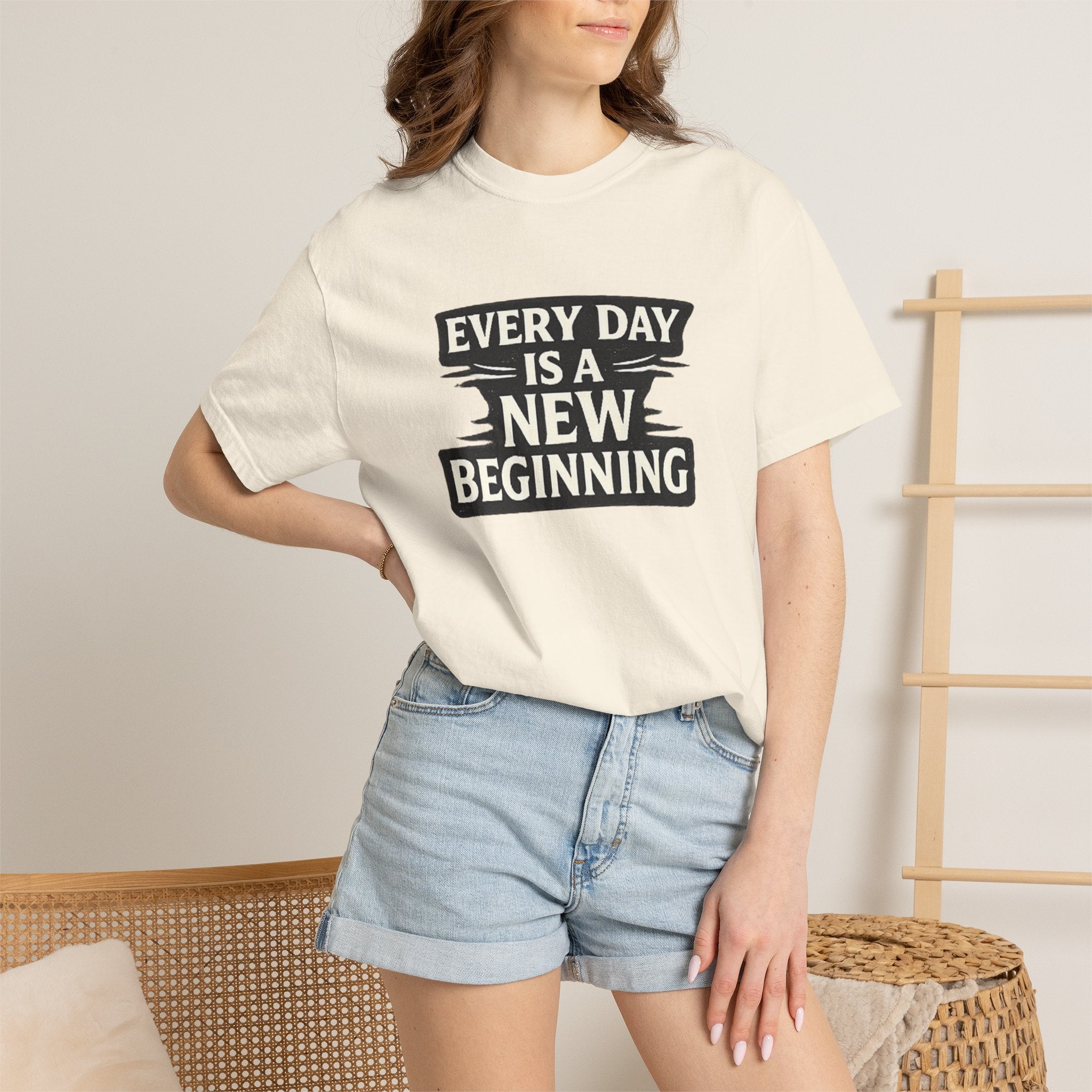 Every Day Is A New Beginning T-Shirt - Inspirational Motivational Tee