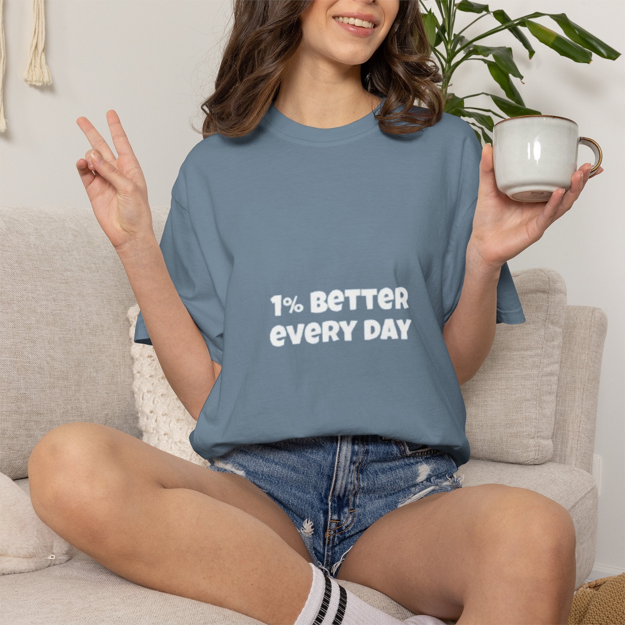 1% Better Every Day T-Shirt — Motivational Daily Progress Tee