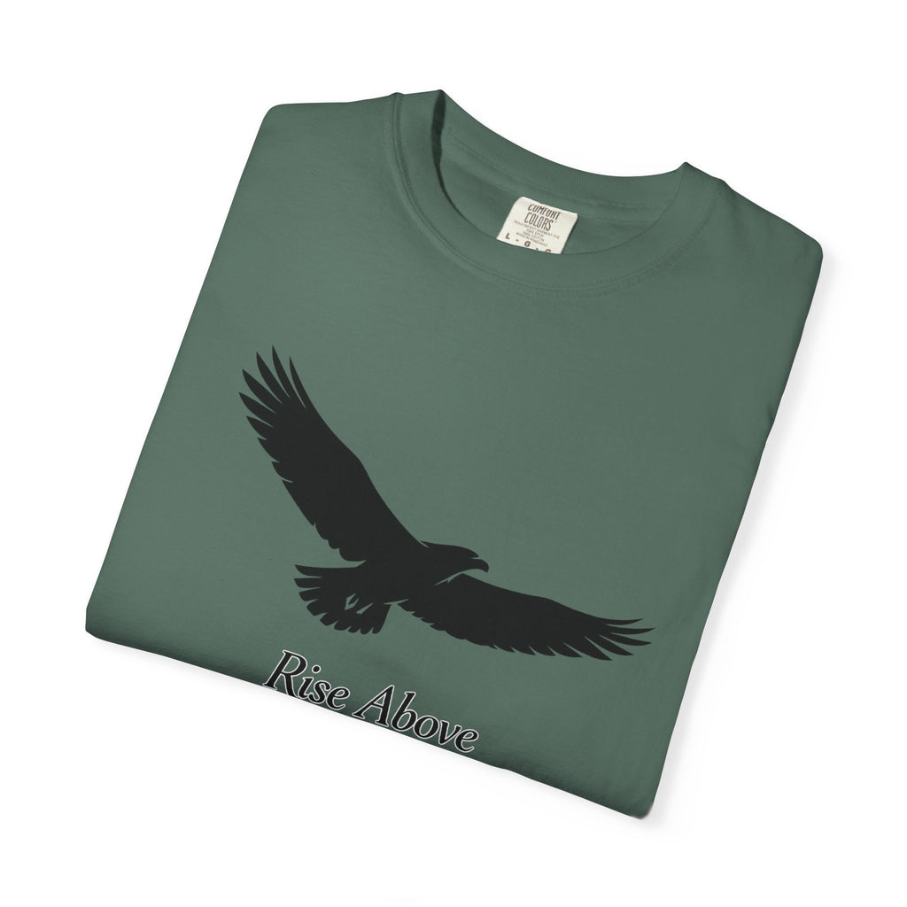 Rise Above Eagle T-Shirt — Inspirational Eagle Graphic Tee