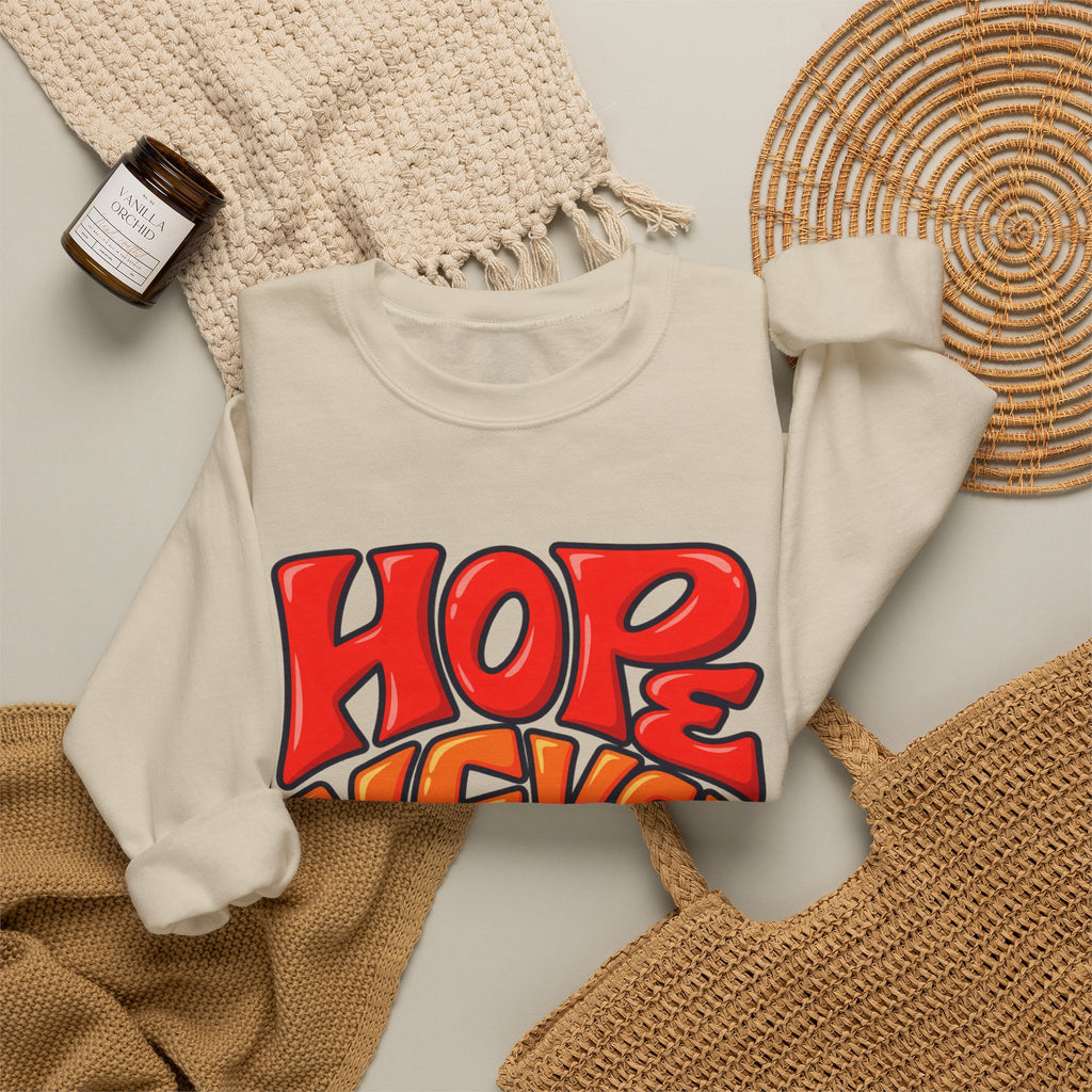 Hope Never Quits Crewneck Sweatshirt