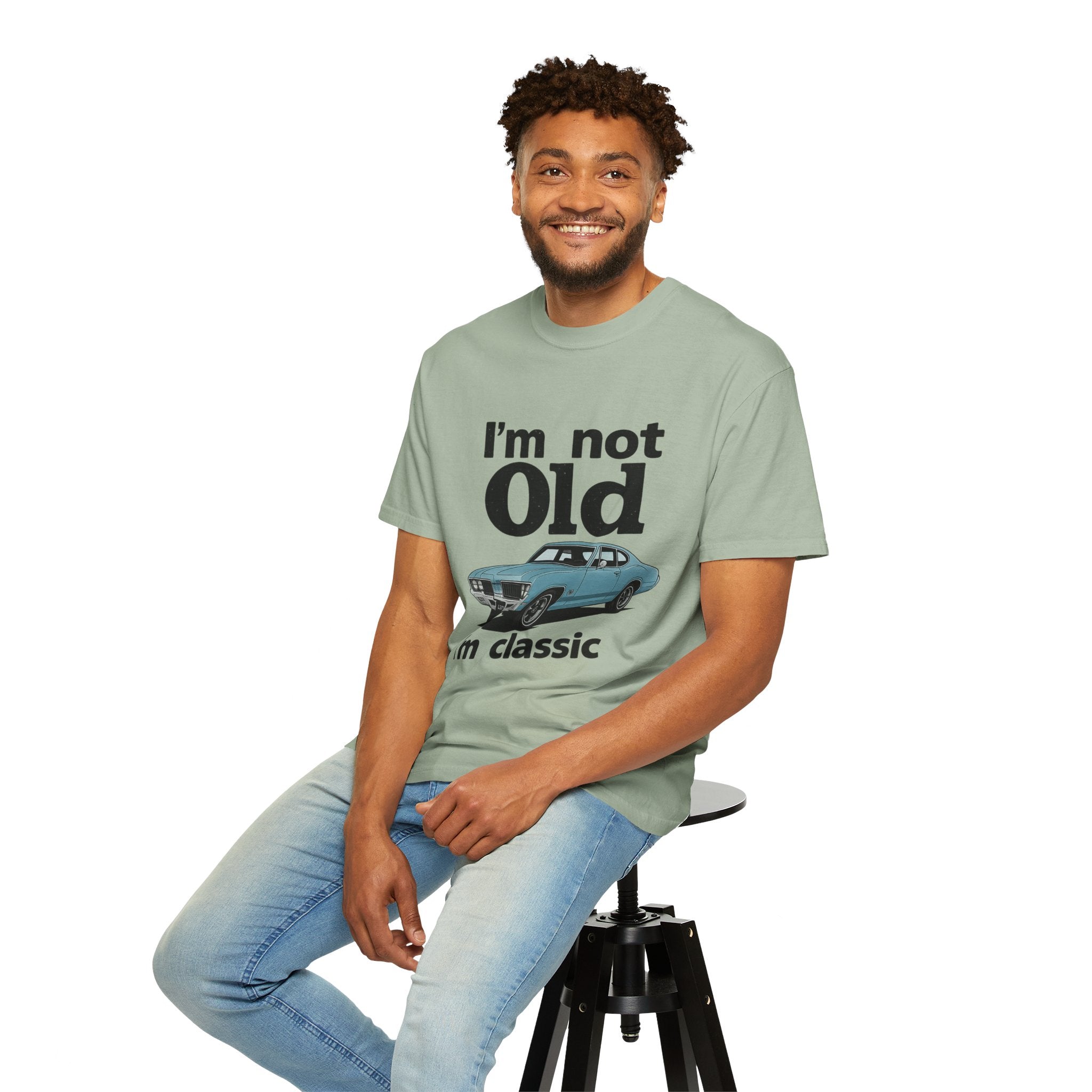 Classic Car T-Shirt — "I'm Not Old I'm Classic" Vintage Auto Tee