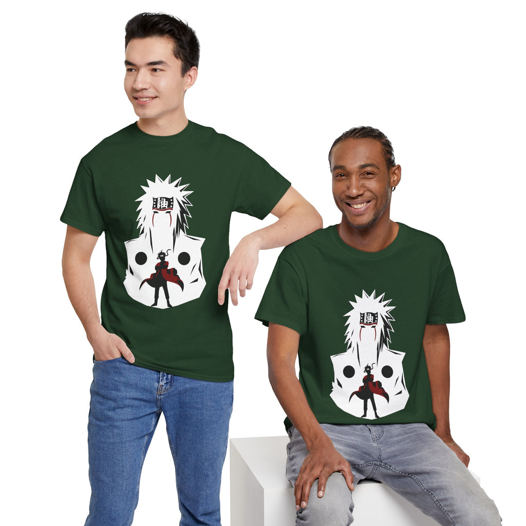 Anime Shadow Warrior T-Shirt — Silhouette Battle Graphic Tee
