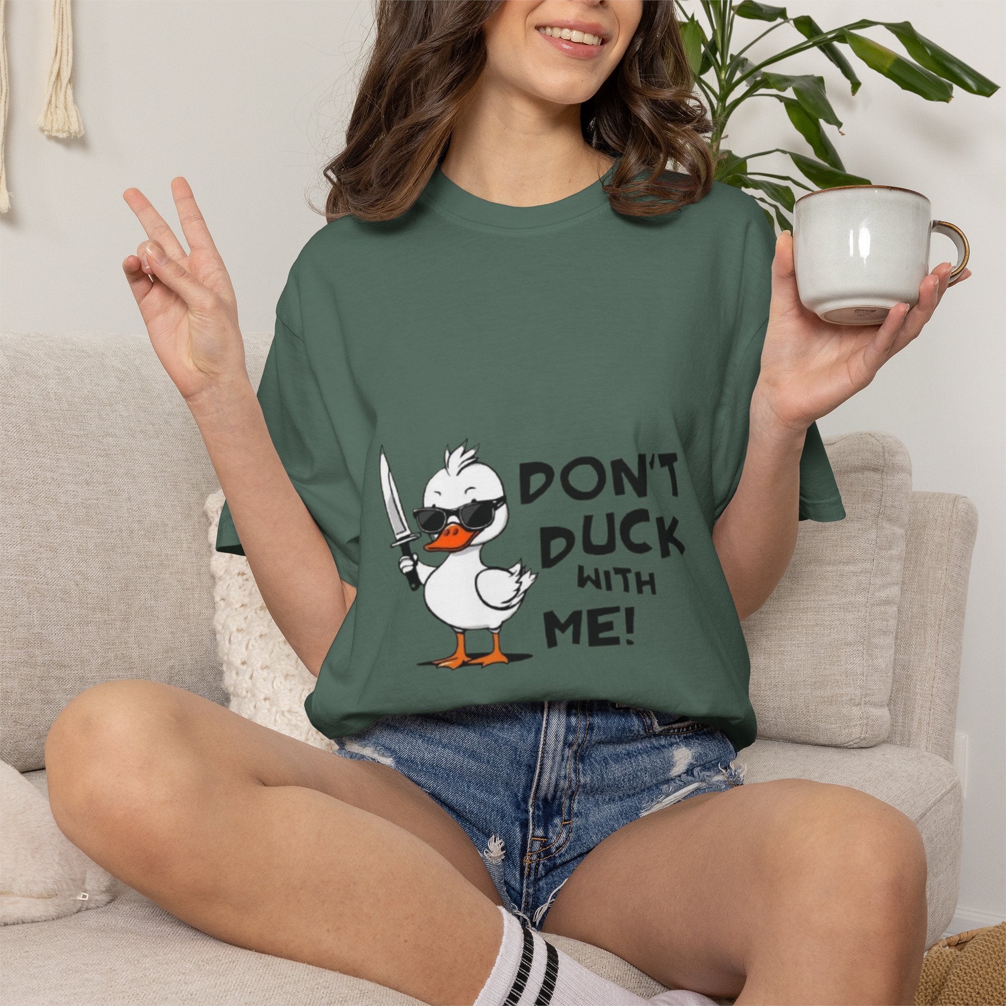 Don't Duck With Me T-Shirt — Funny Angry Duck Graphic Tee