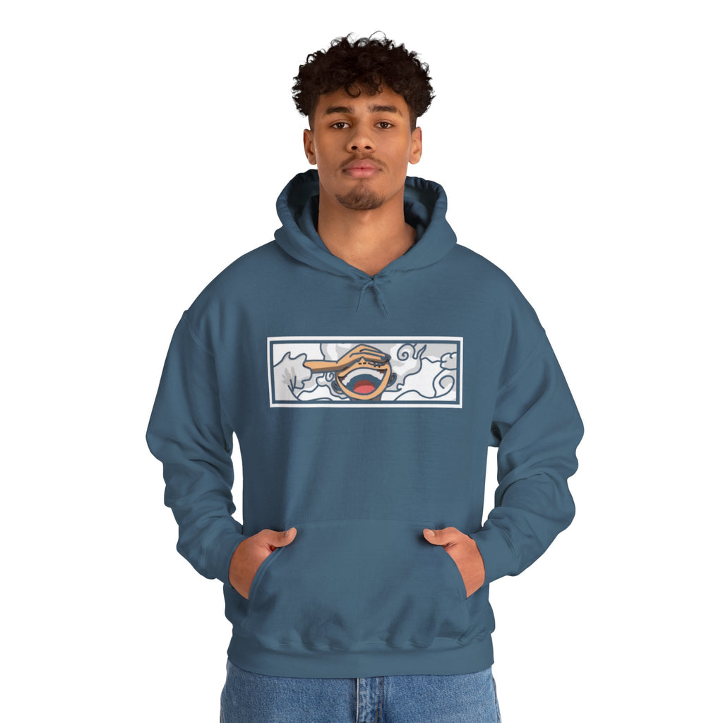 Laughing Mouth Graphic Hoodie — Anime Smile Streetwear Hoodie