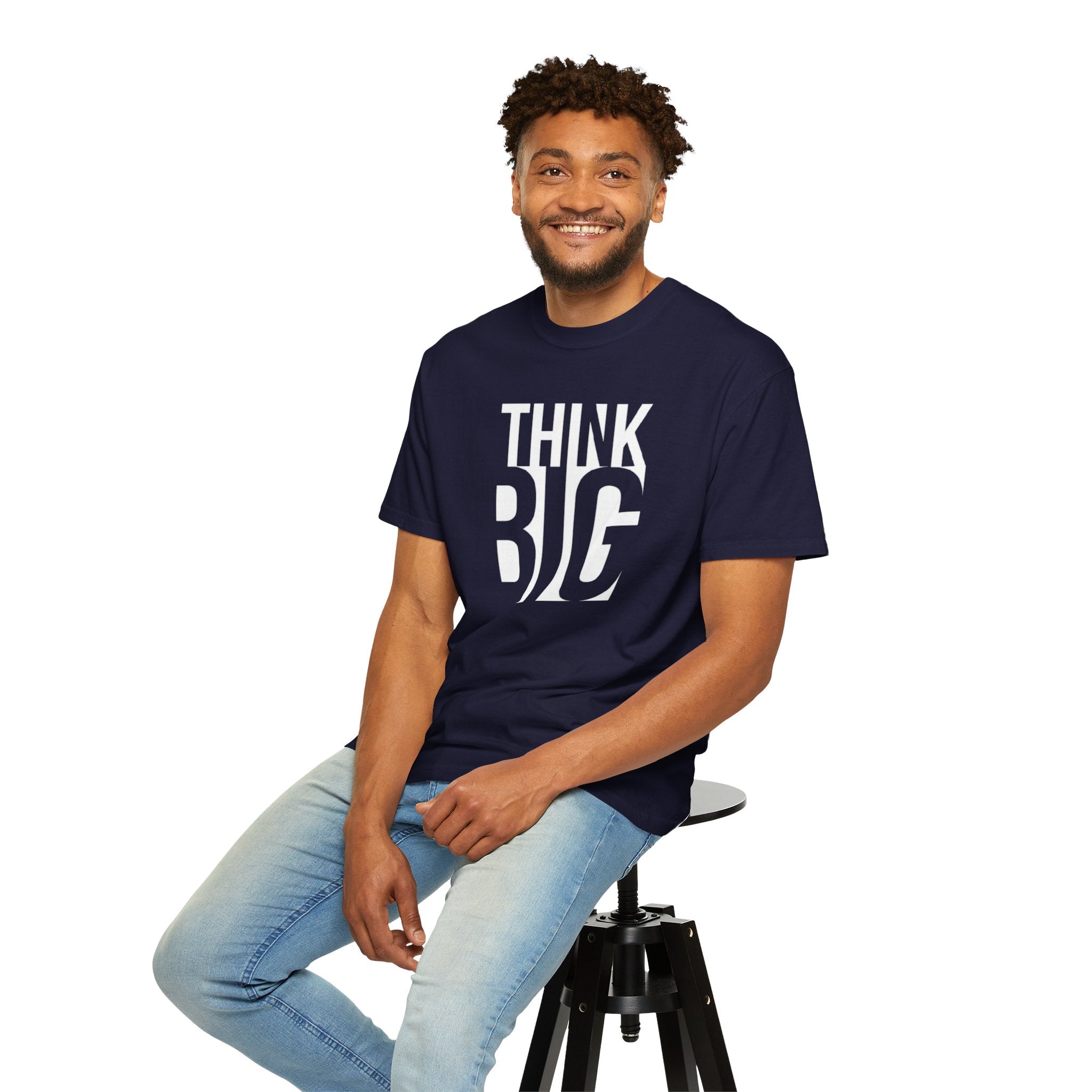 Think Big Graphic T-Shirt — Motivational Typography Tee