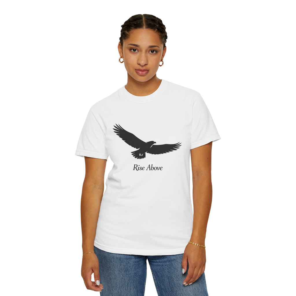 Rise Above Eagle T-Shirt — Inspirational Eagle Graphic Tee