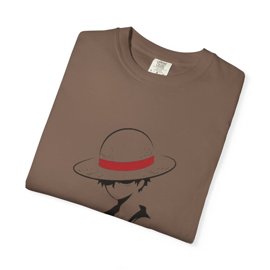 Minimal Straw Hat Silhouette T-Shirt