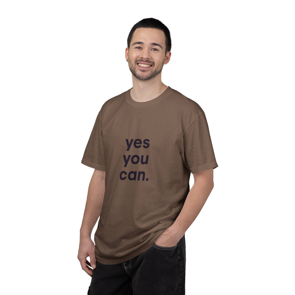 Yes You Can T-Shirt — Minimal Motivational Tee
