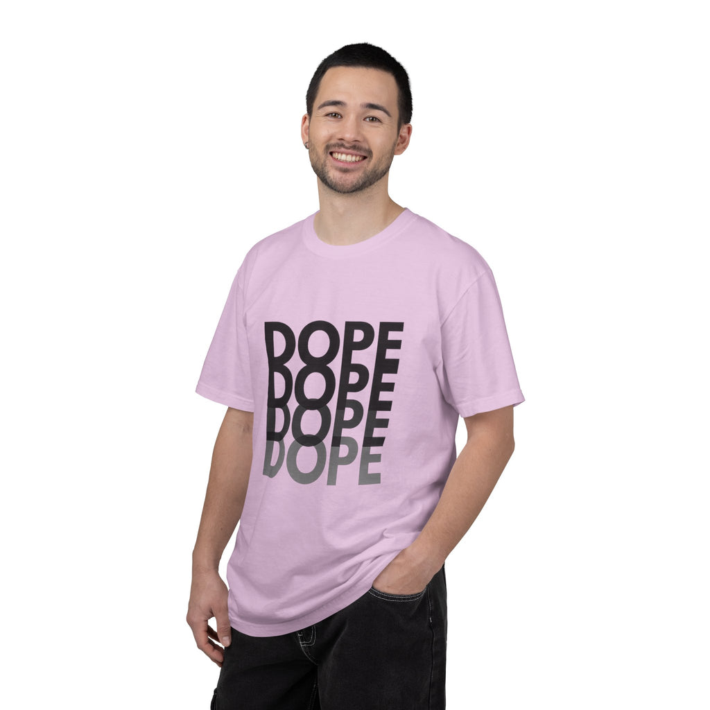 Dope Repeat Graphic T-Shirt — Retro Stacked Typography Tee