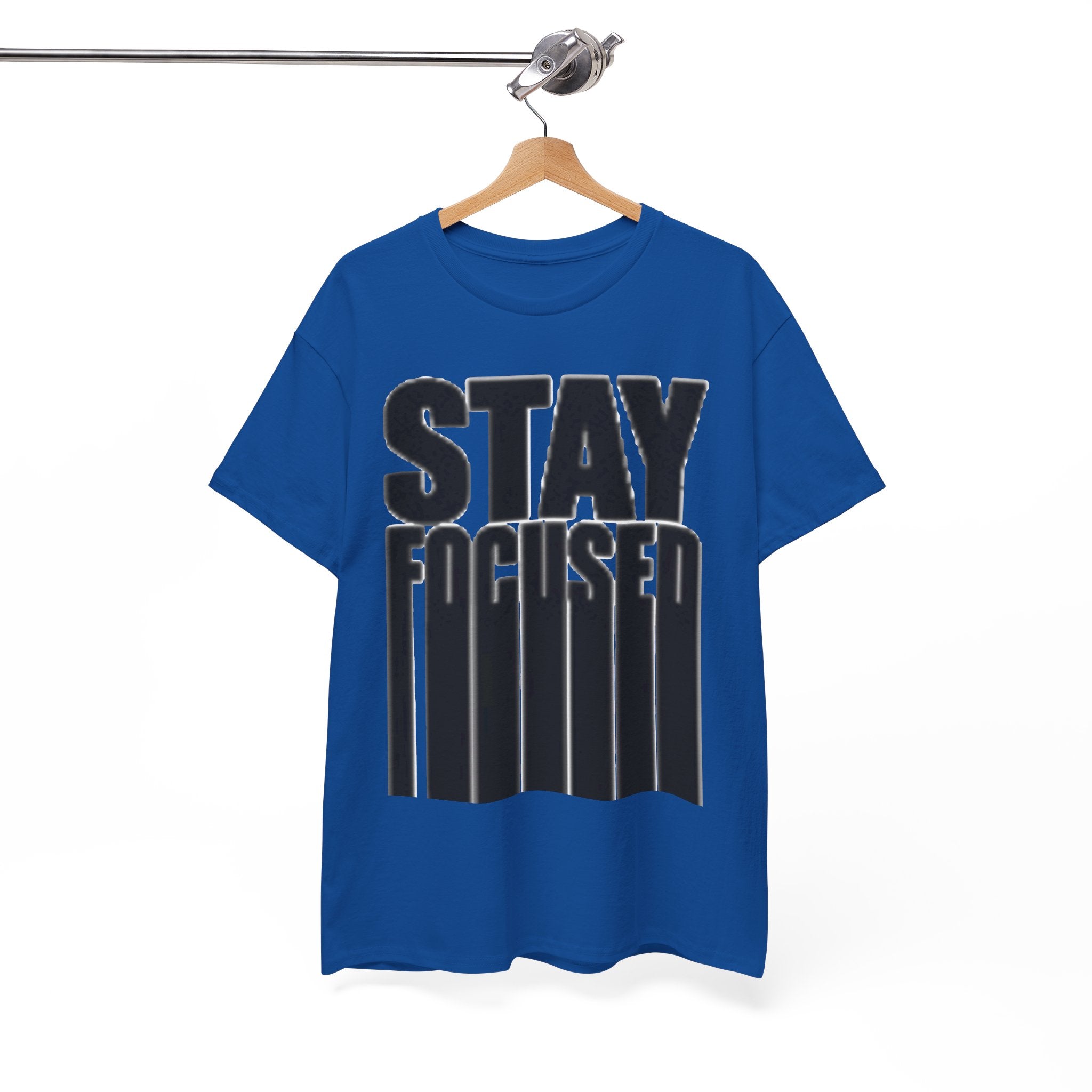 Stay Focused Tee — Motivational Graphic T‑Shirt