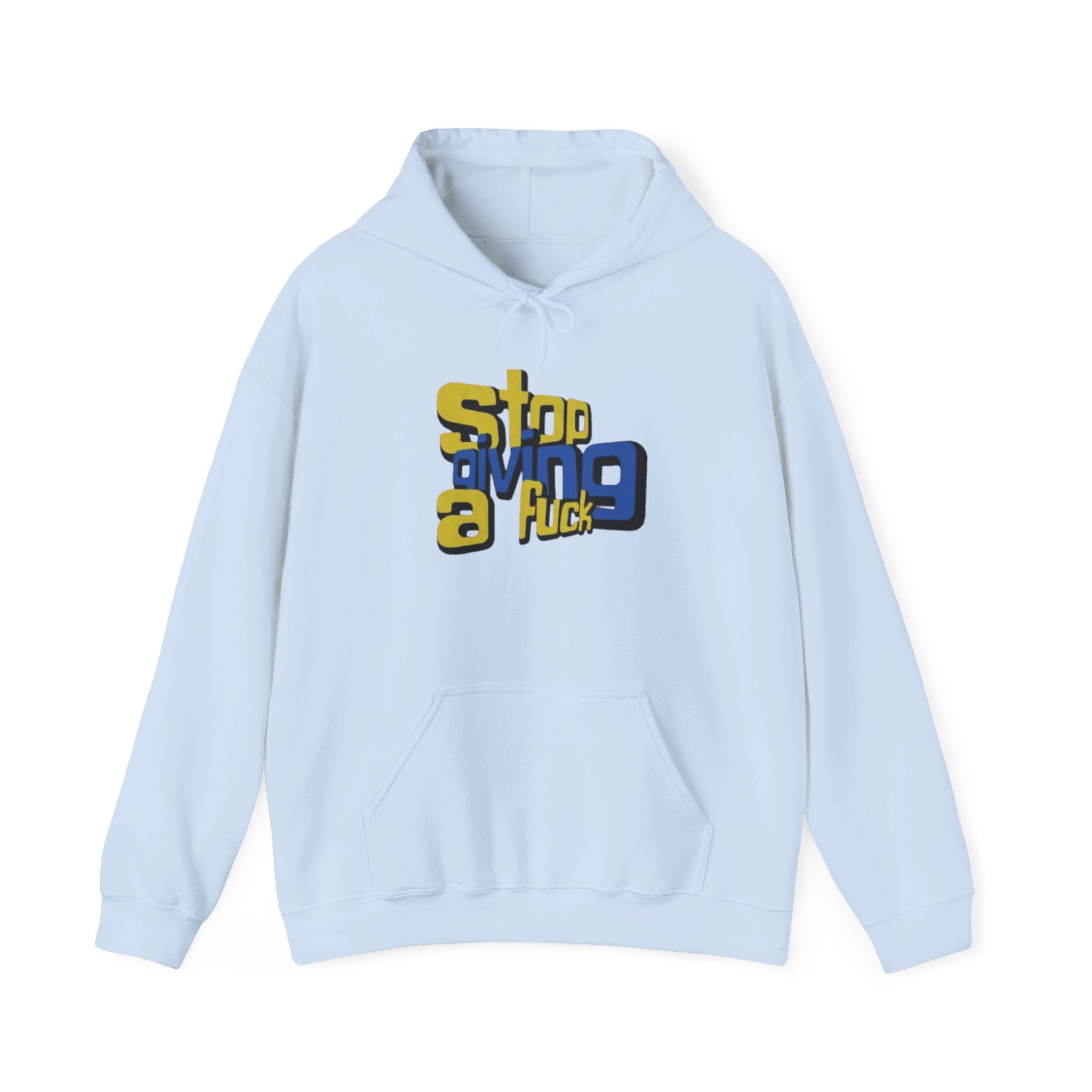 Hoodie — "Stop Giving a F*ck" Bold Retro Graphic Hoodie