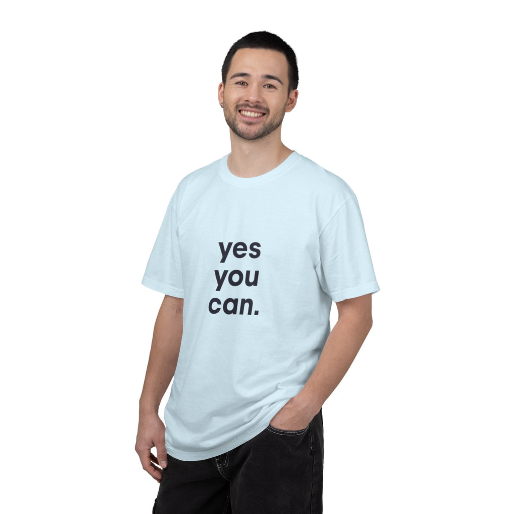 Yes You Can T-Shirt — Minimal Motivational Tee