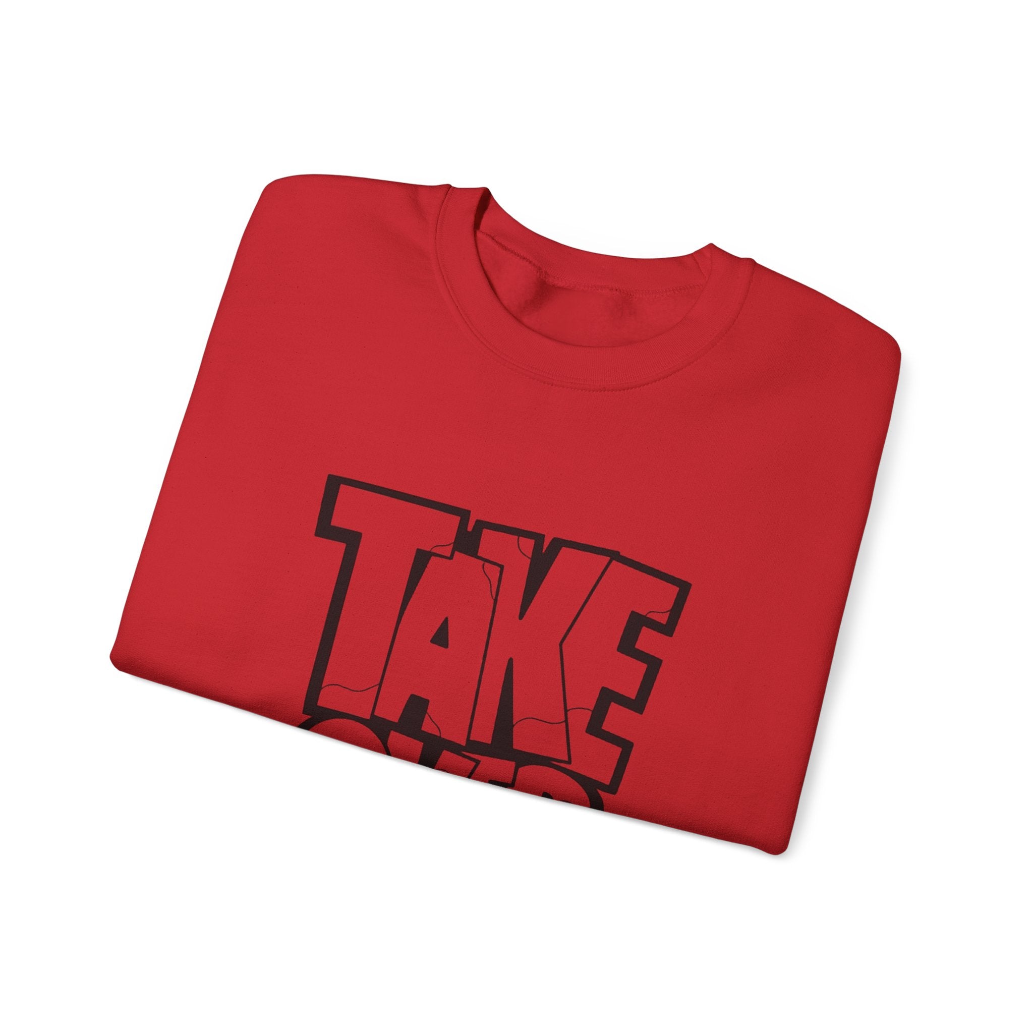 Take Over Crewneck Sweatshirt — Bold Streetwear Graphic Pullover