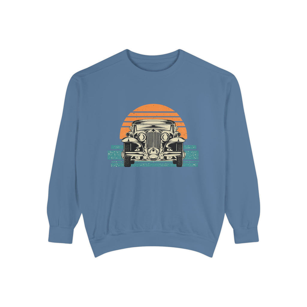 Vintage Car Sunset Sweatshirt