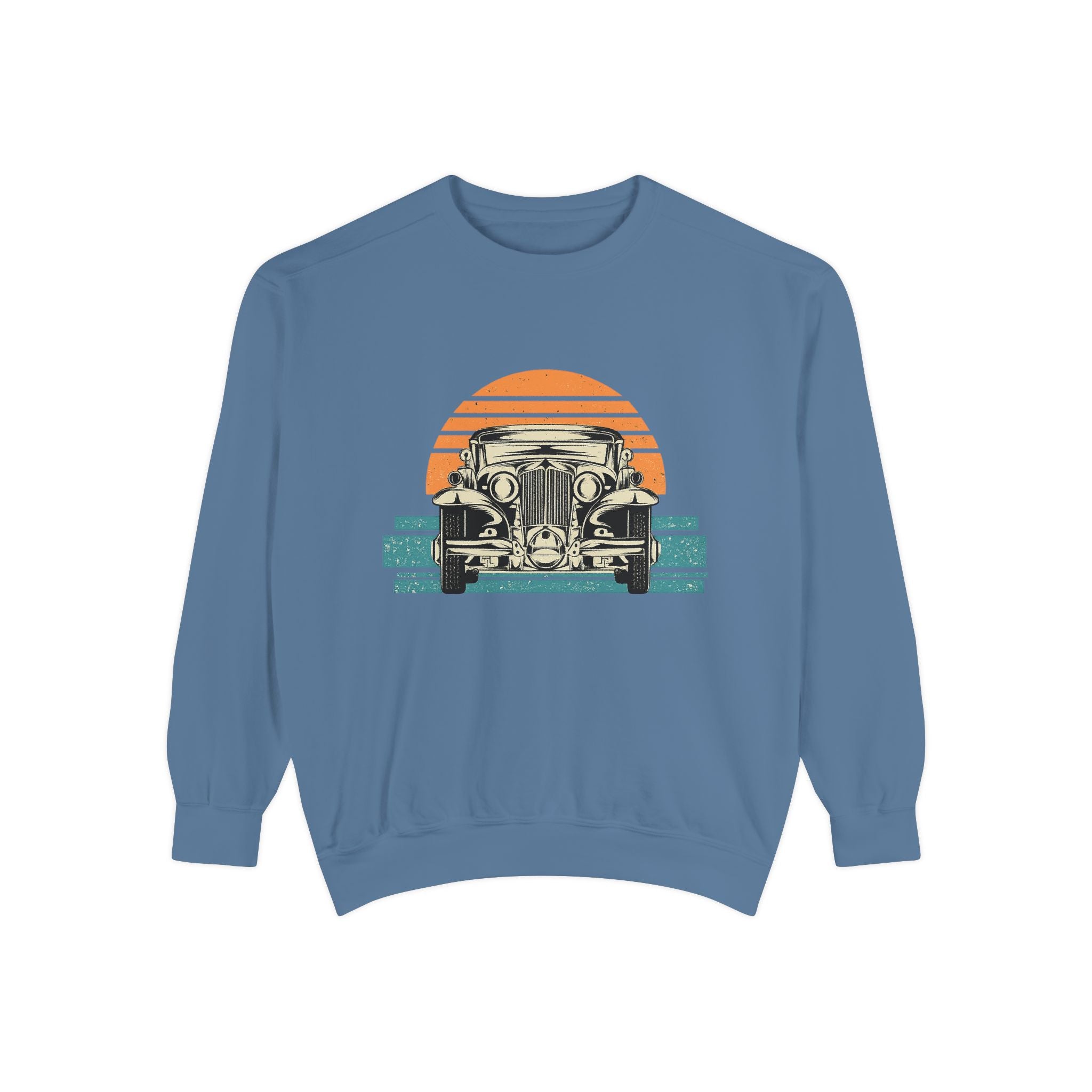 Vintage Car Sunset Sweatshirt