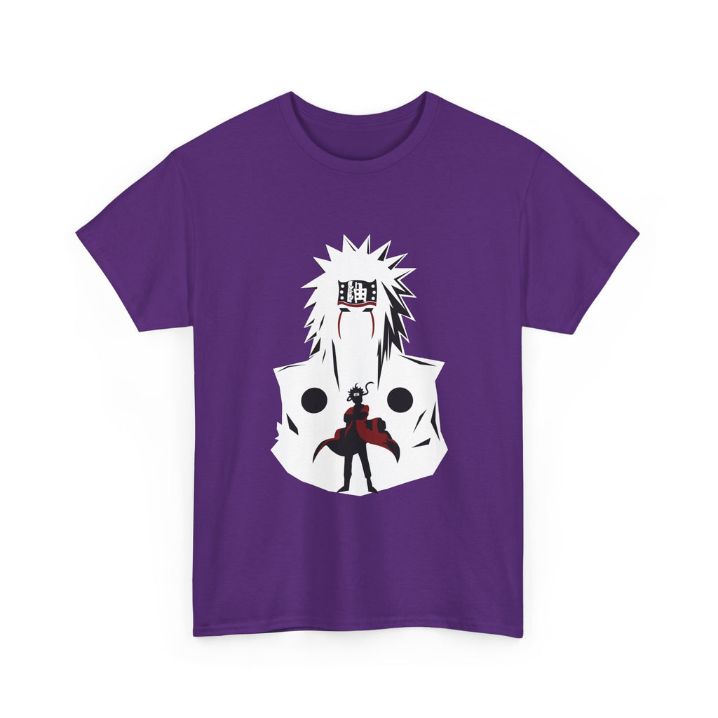 Anime Shadow Warrior T-Shirt — Silhouette Battle Graphic Tee