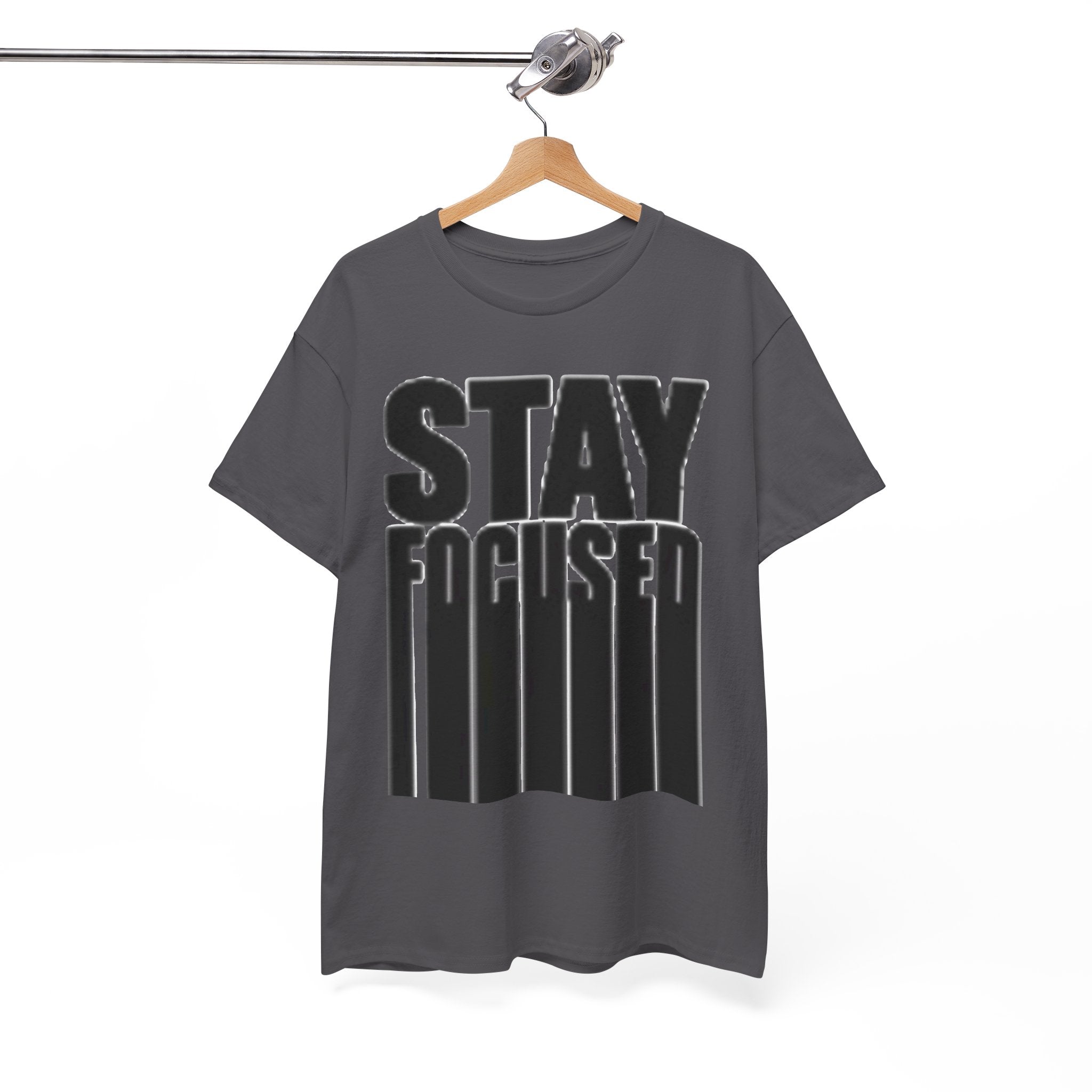 Stay Focused Tee — Motivational Graphic T‑Shirt