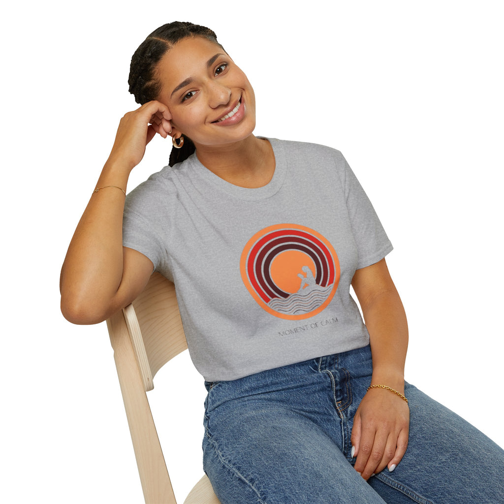 Sunset Surf T-Shirt — Retro Waves "Saltwater & Soul" Graphic Tee