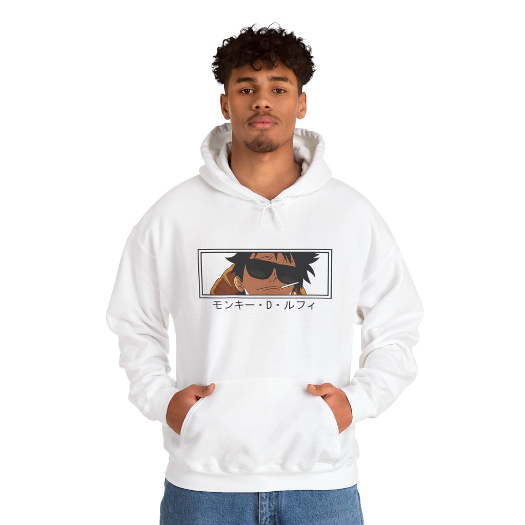 Anime Sunglasses Hoodie — モンキー・D・ルフィ Trackable Goggles Design