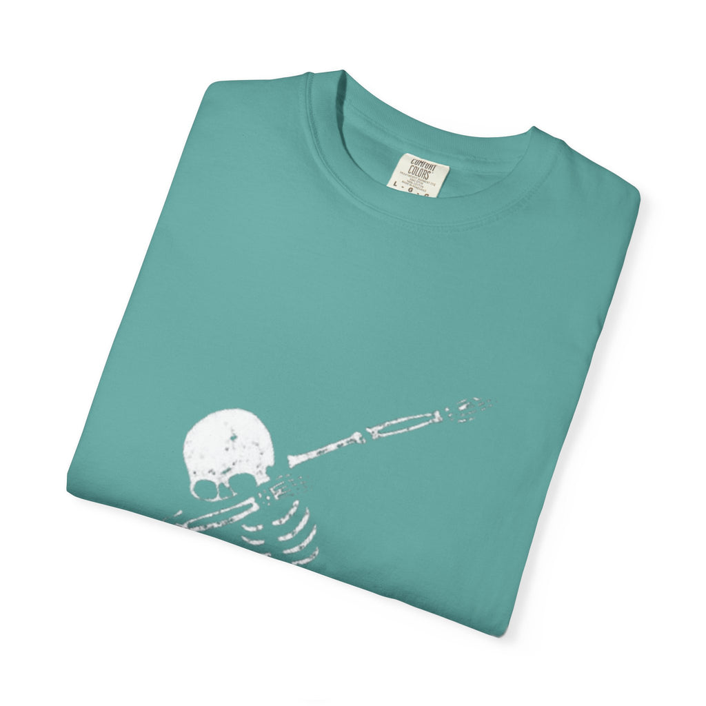 Dabbing Skeleton T‑Shirt — Funny Halloween Graphic Tee
