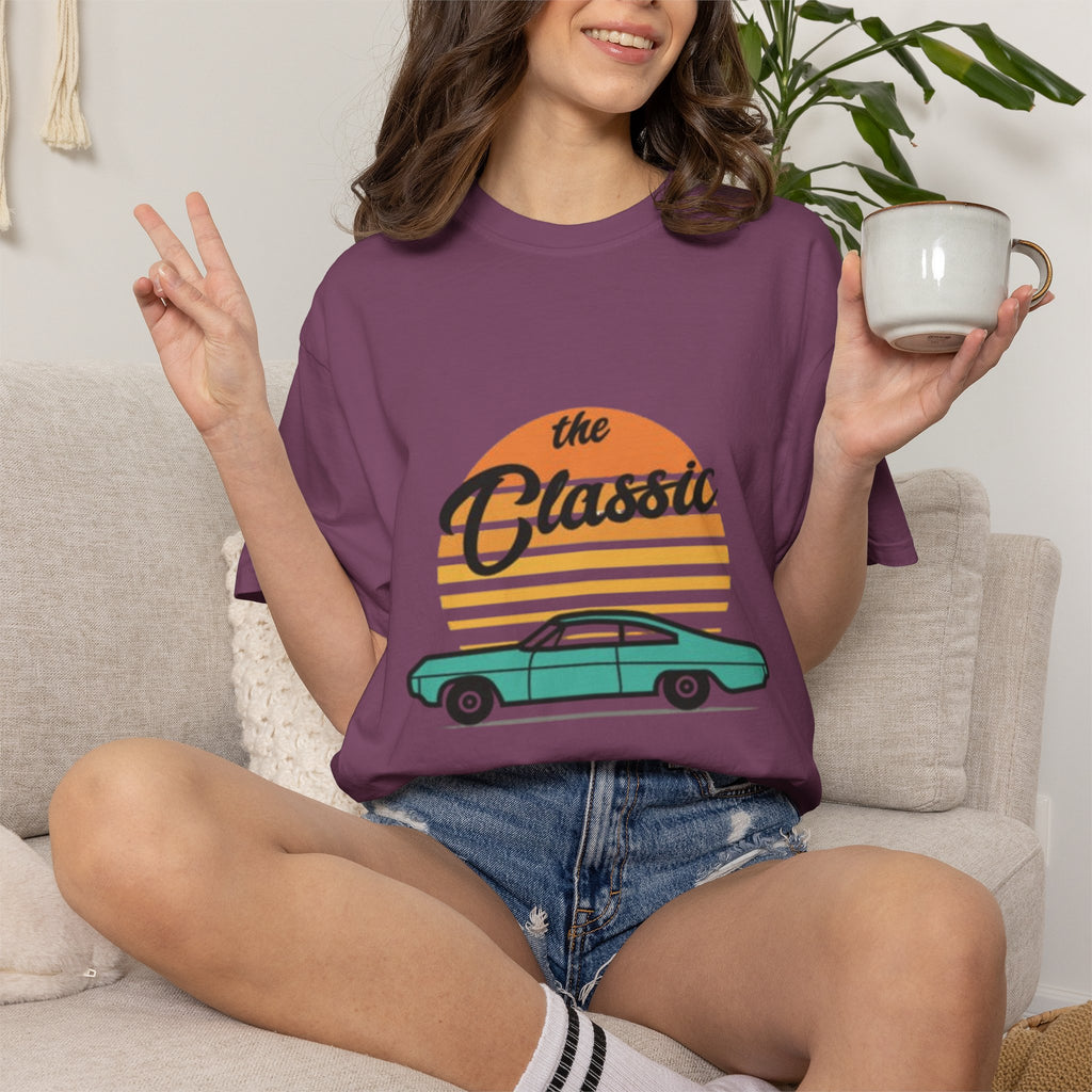 Classic Car Tee — 'The Classic' Vintage Sunset Retro T-Shirt
