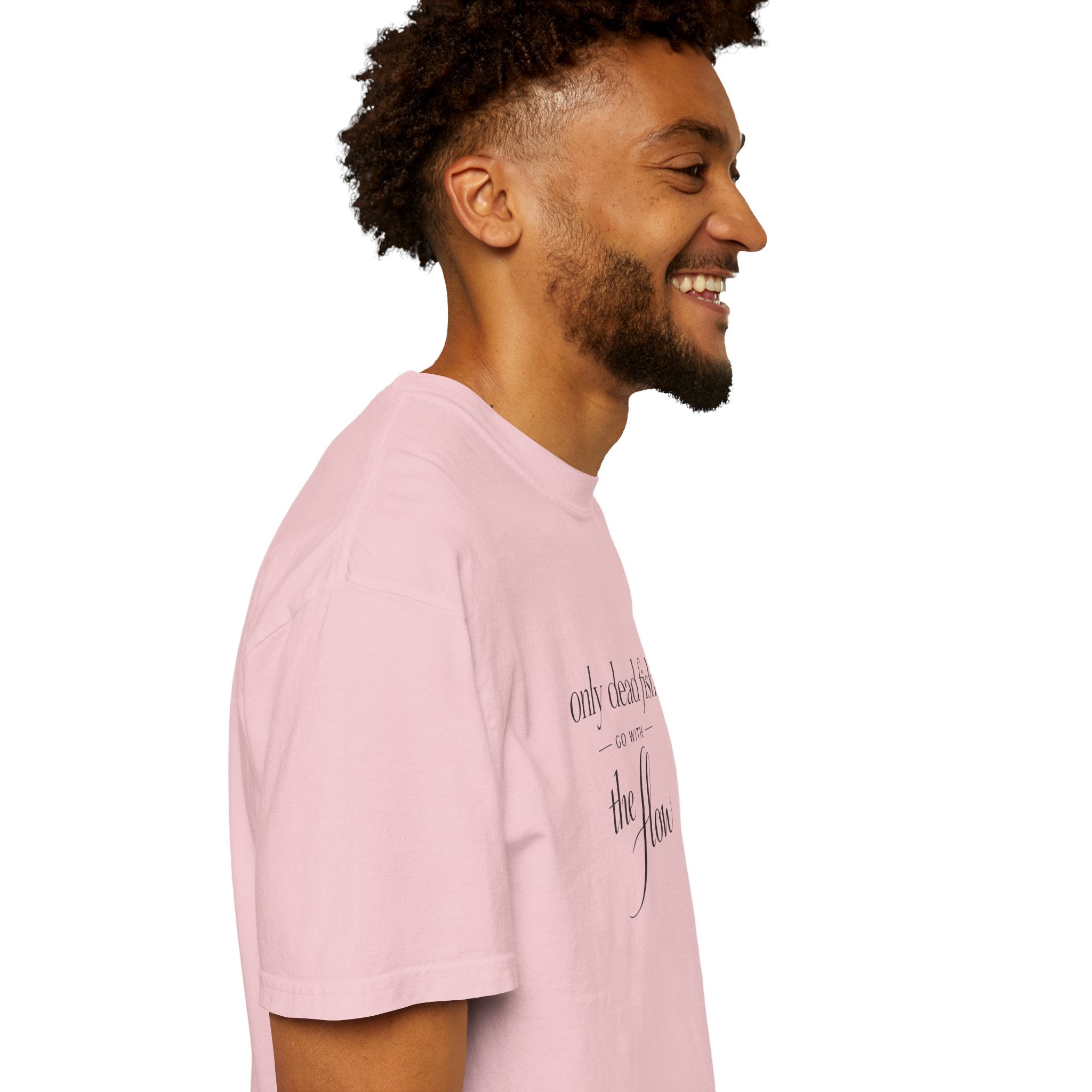 'Only Dead Fish Go With the Flow' Graphic T-Shirt