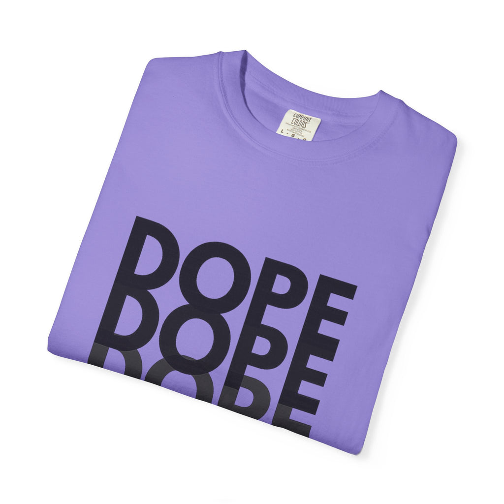 Dope Repeat Graphic T-Shirt — Retro Stacked Typography Tee