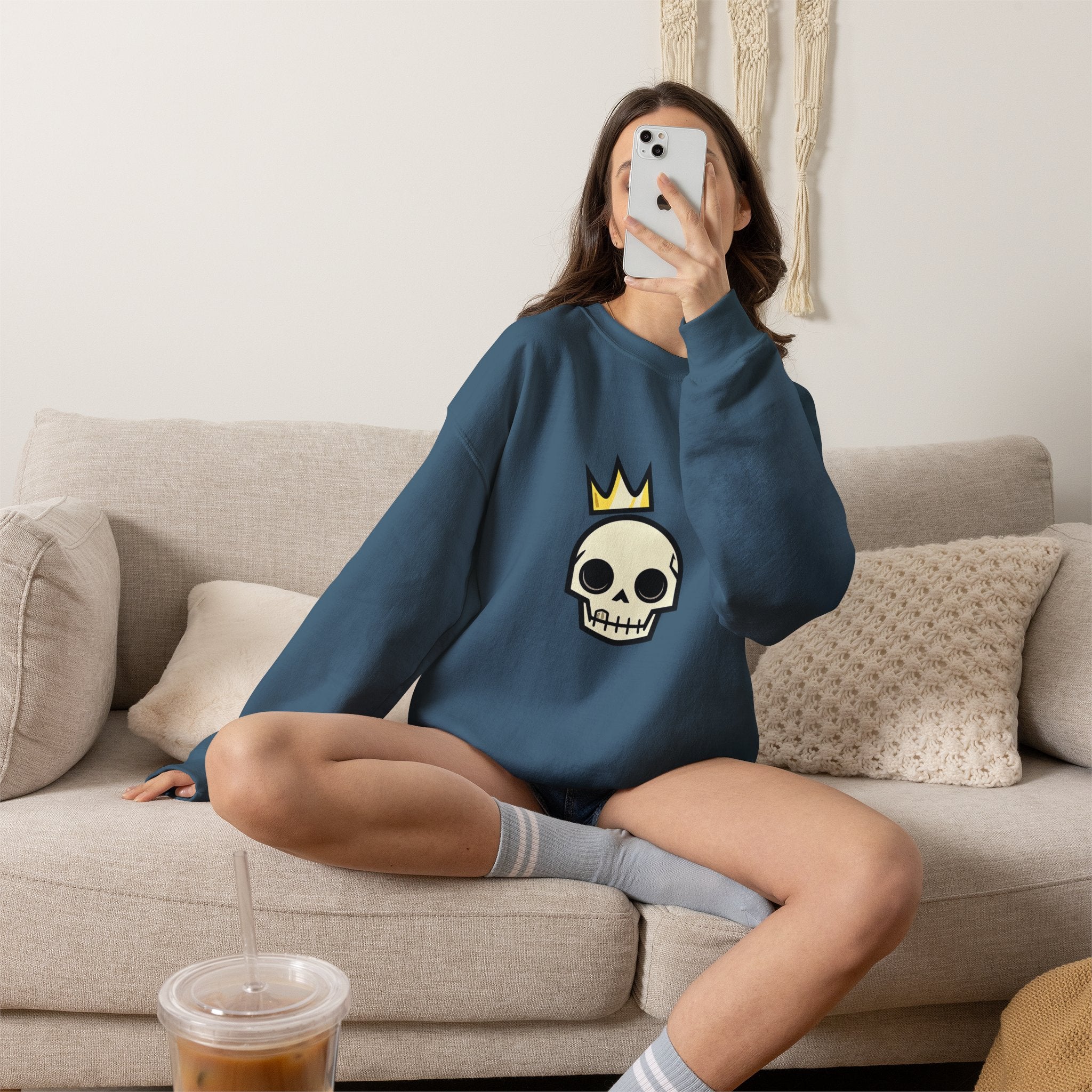Crowned Skull Crewneck Sweatshirt