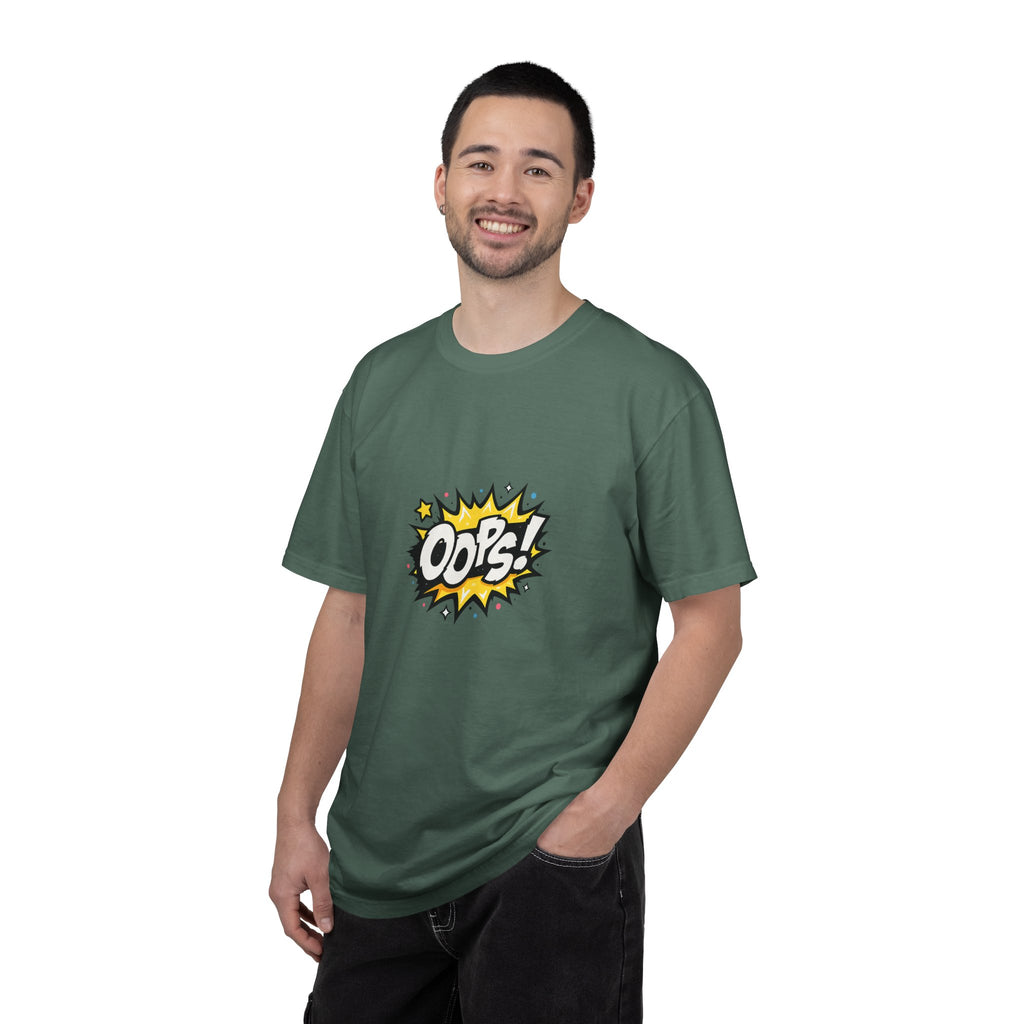 Oops! Comic Graphic T-Shirt — Retro Pop Art Tee