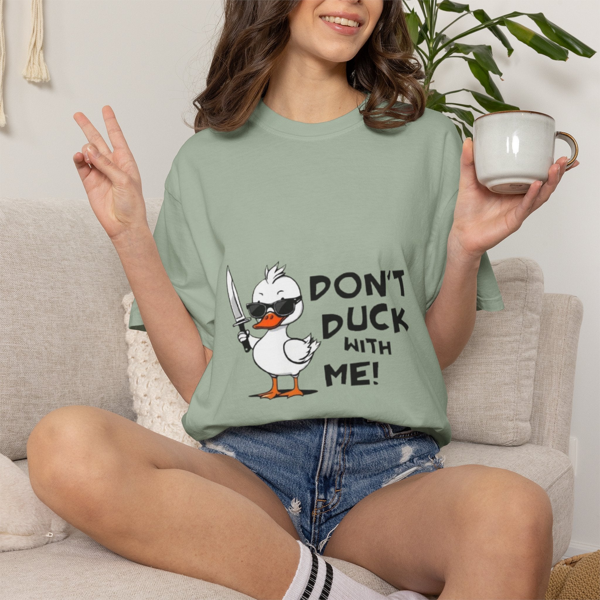 Don't Duck With Me T-Shirt — Funny Angry Duck Graphic Tee