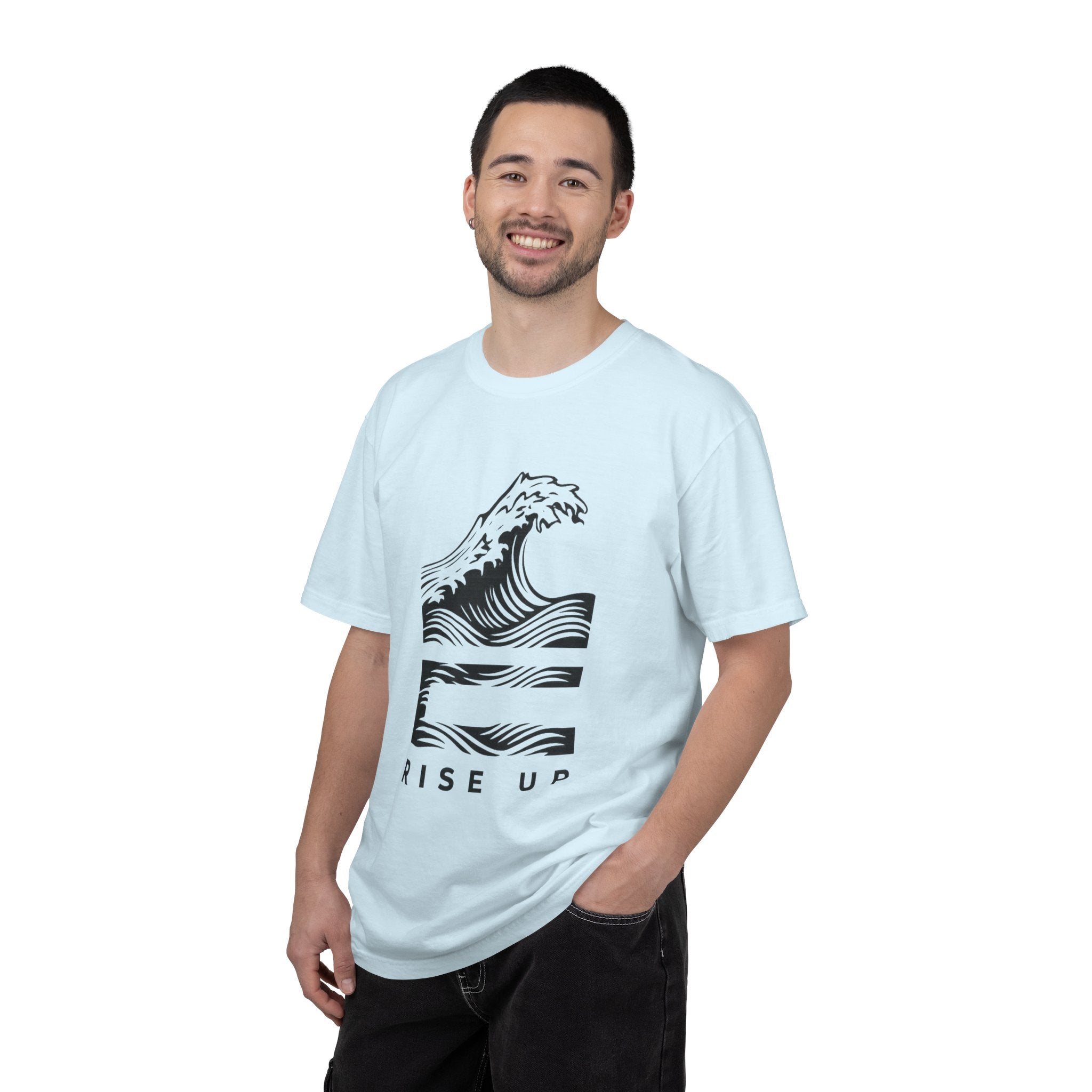 Rise Up Wave T-Shirt — Graphic Ocean Wave Tee