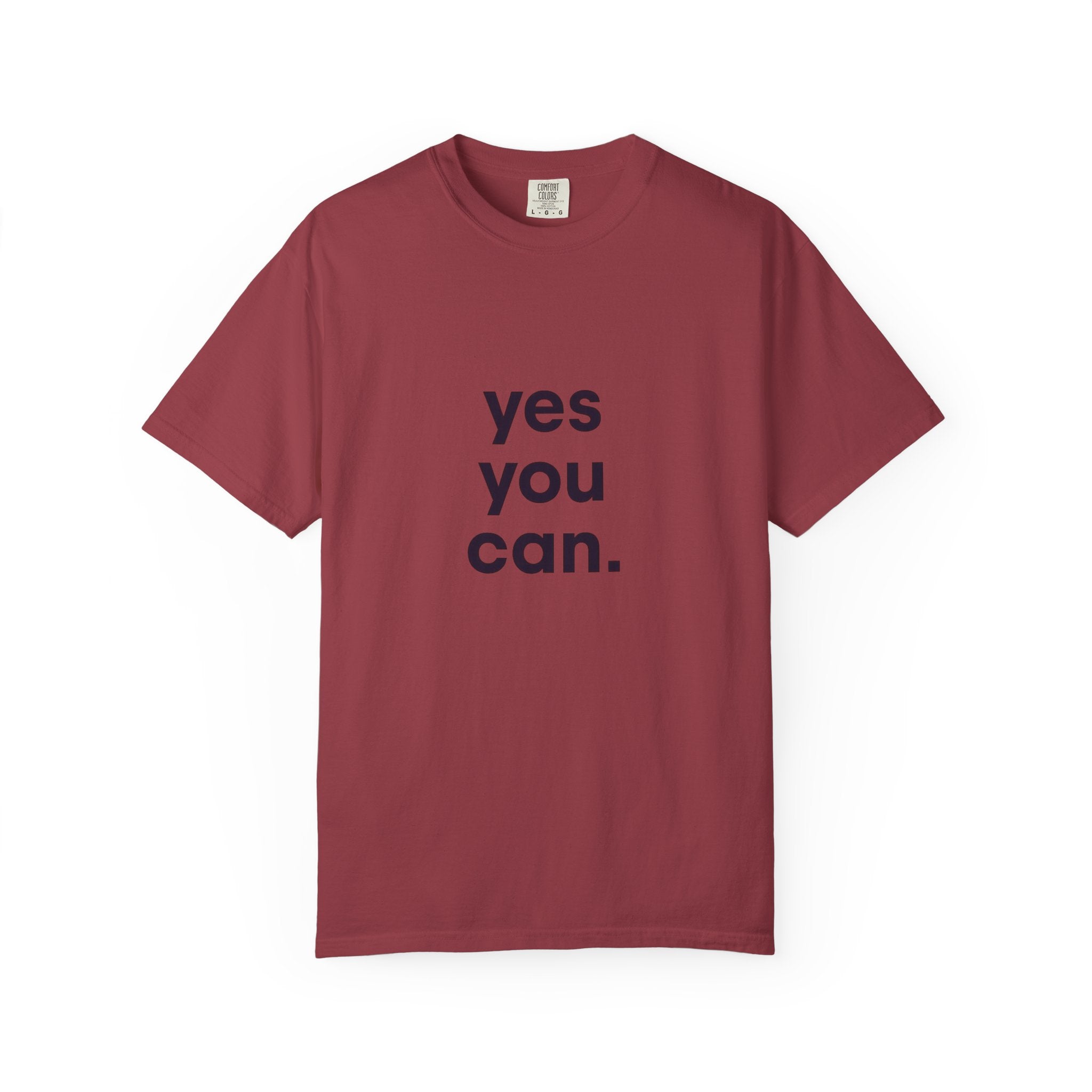Yes You Can T-Shirt — Minimal Motivational Tee