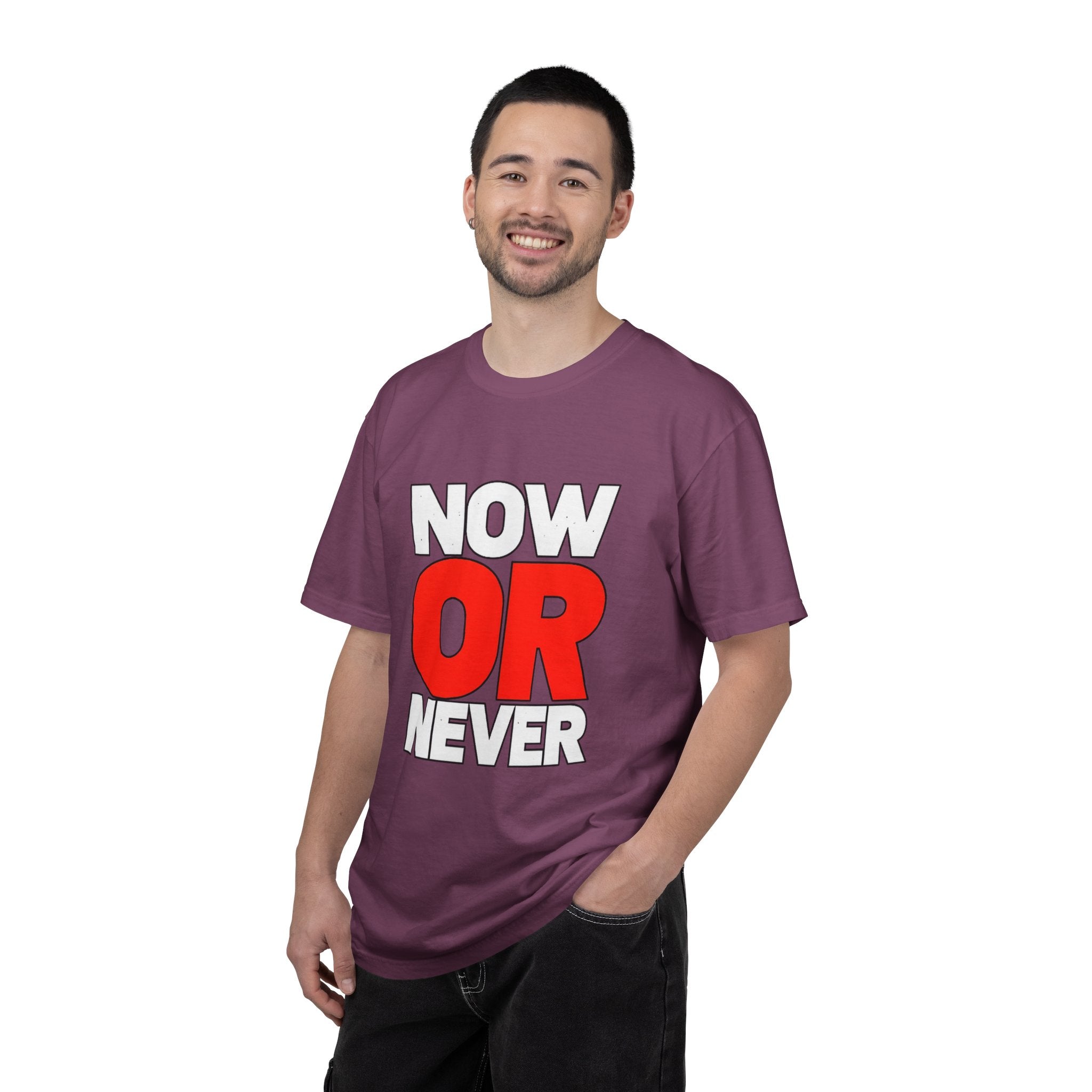 Now Or Never T-Shirt — Motivational Graphic Tee