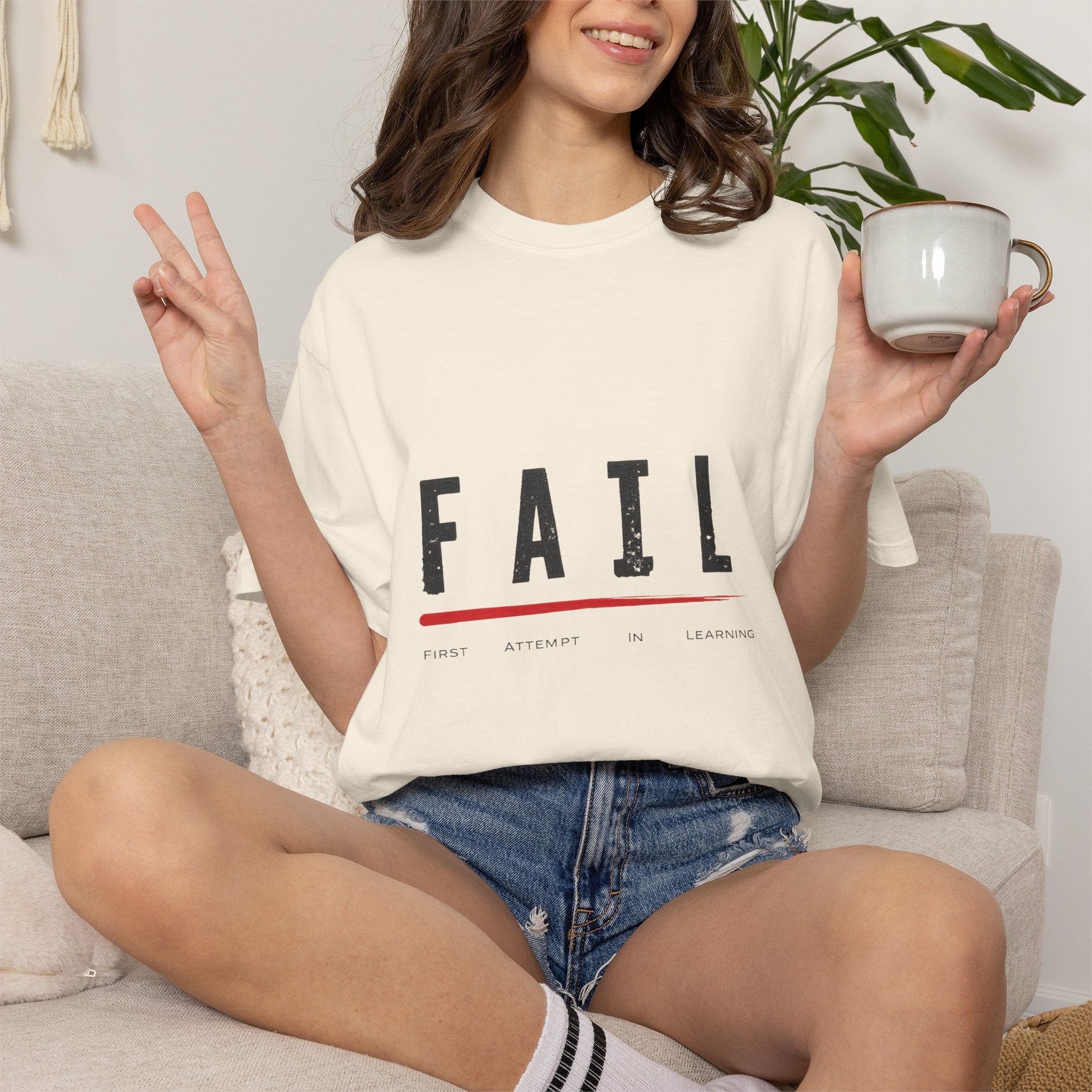 FAIL Graphic T‑Shirt — Minimalist Vintage Inspired Mens Tee
