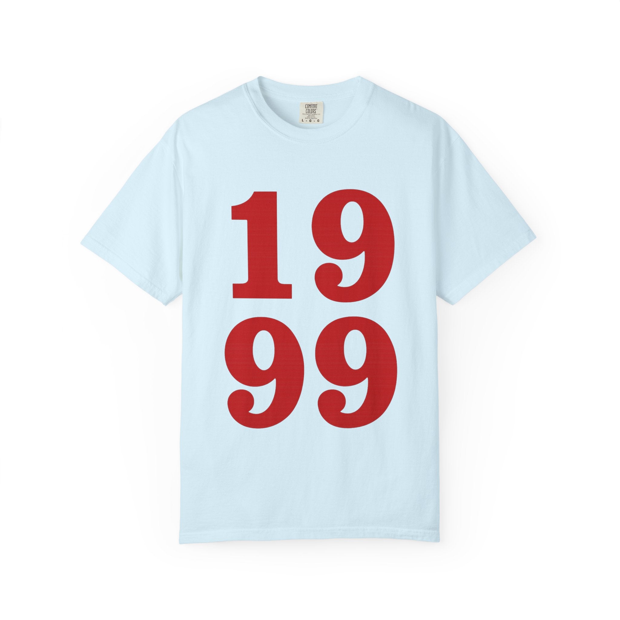 1999 Retro Number T-Shirt — Vintage Birth Year Tee