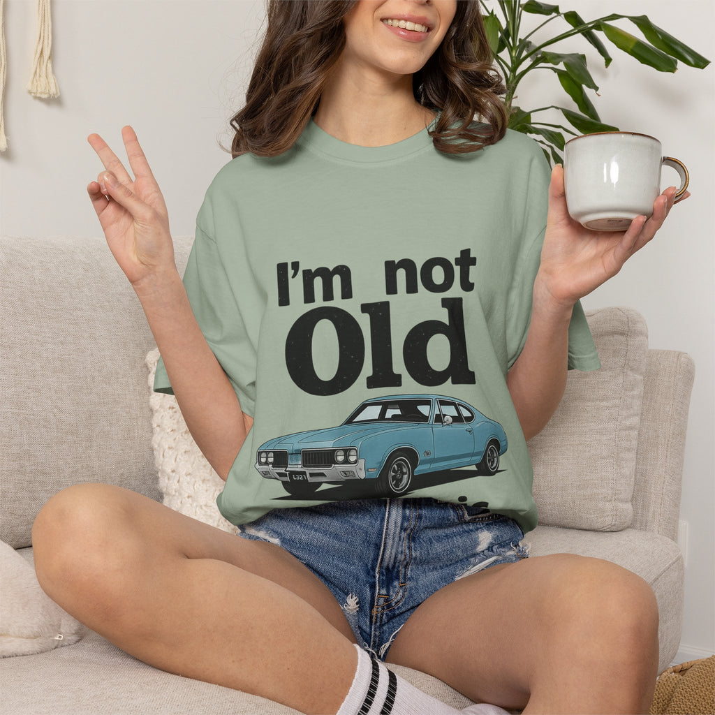 Classic Car T-Shirt — "I'm Not Old I'm Classic" Vintage Auto Tee