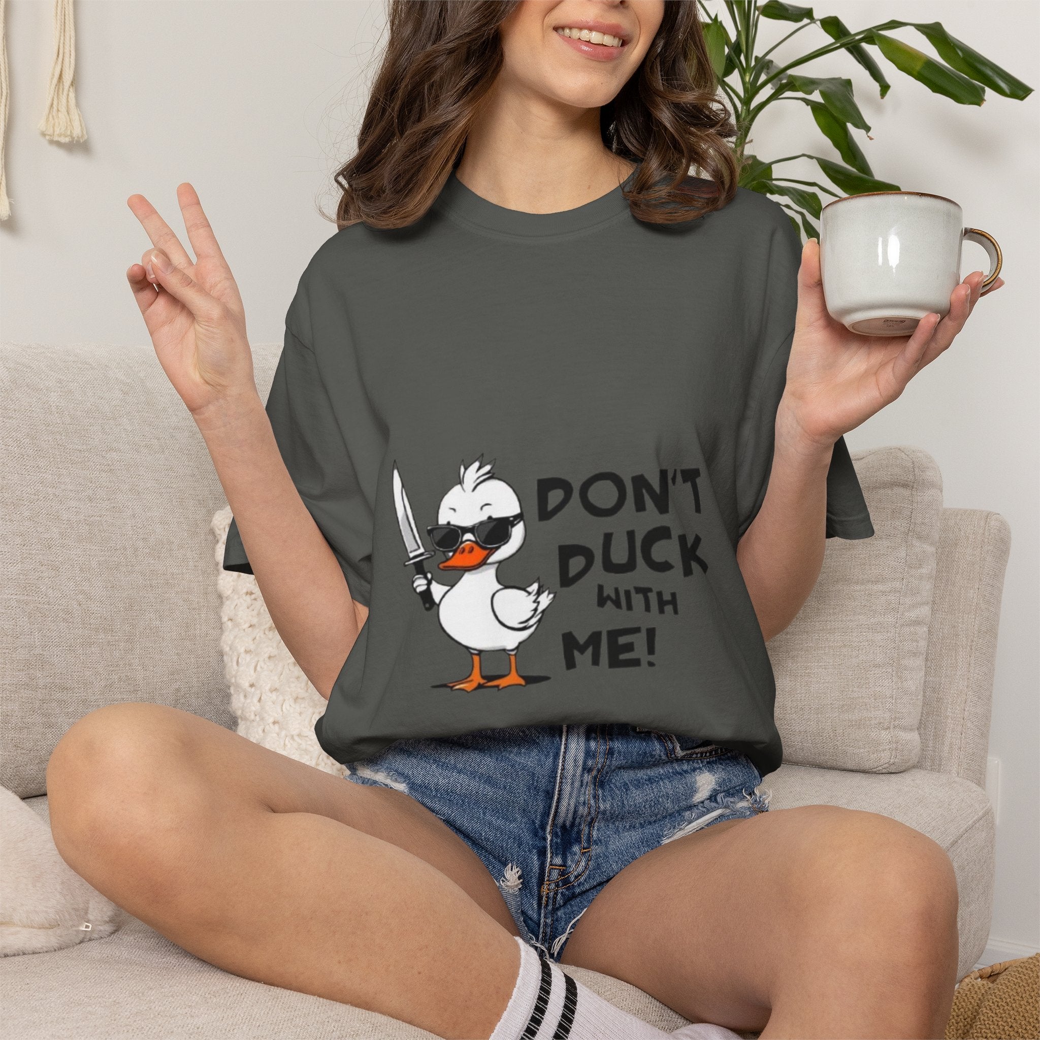 Don't Duck With Me T-Shirt — Funny Angry Duck Graphic Tee