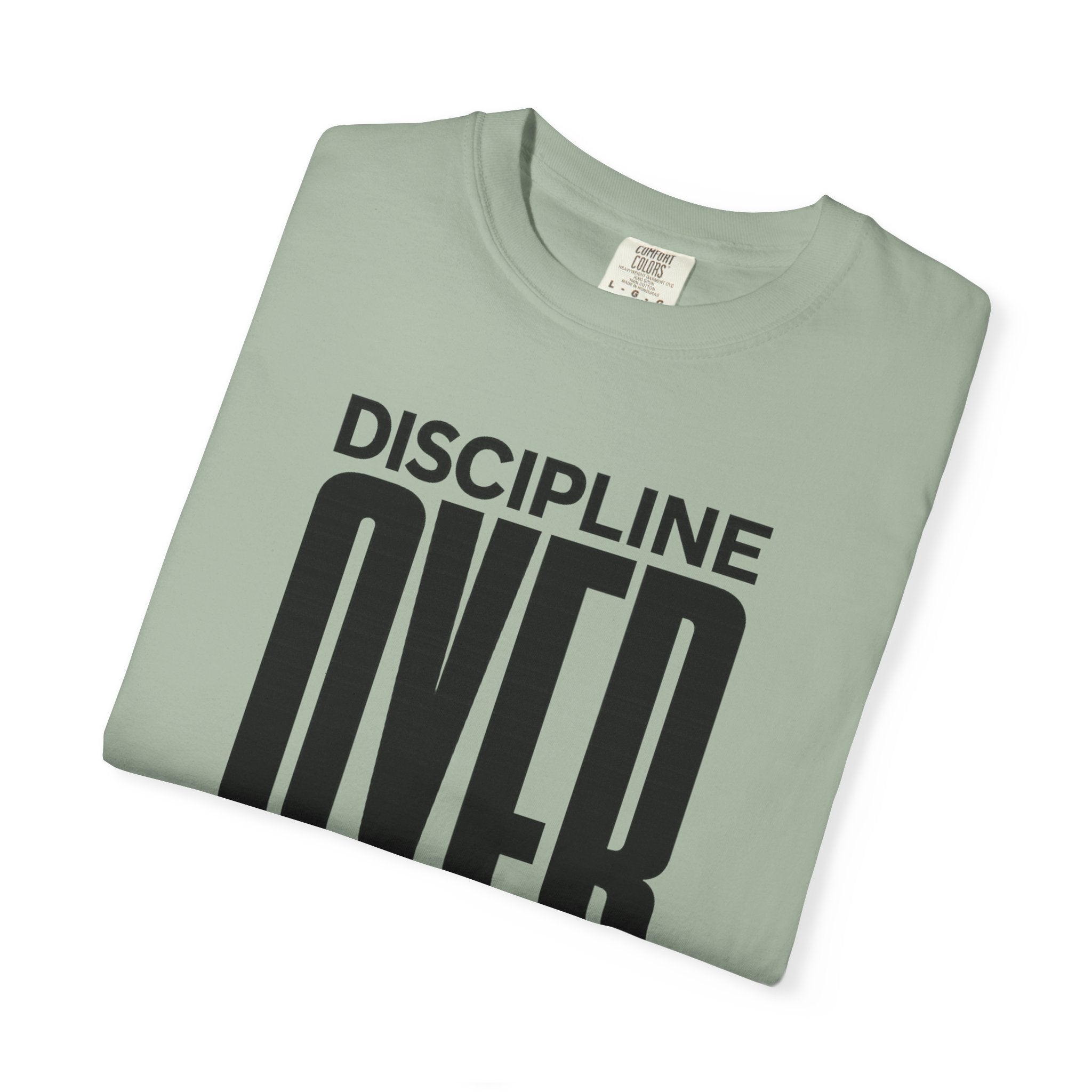 Discipline Over Motivation T-Shirt — Motivational Fitness Tee