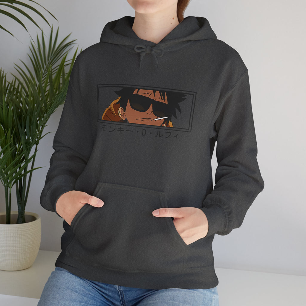Anime Sunglasses Hoodie — モンキー・D・ルフィ Trackable Goggles Design