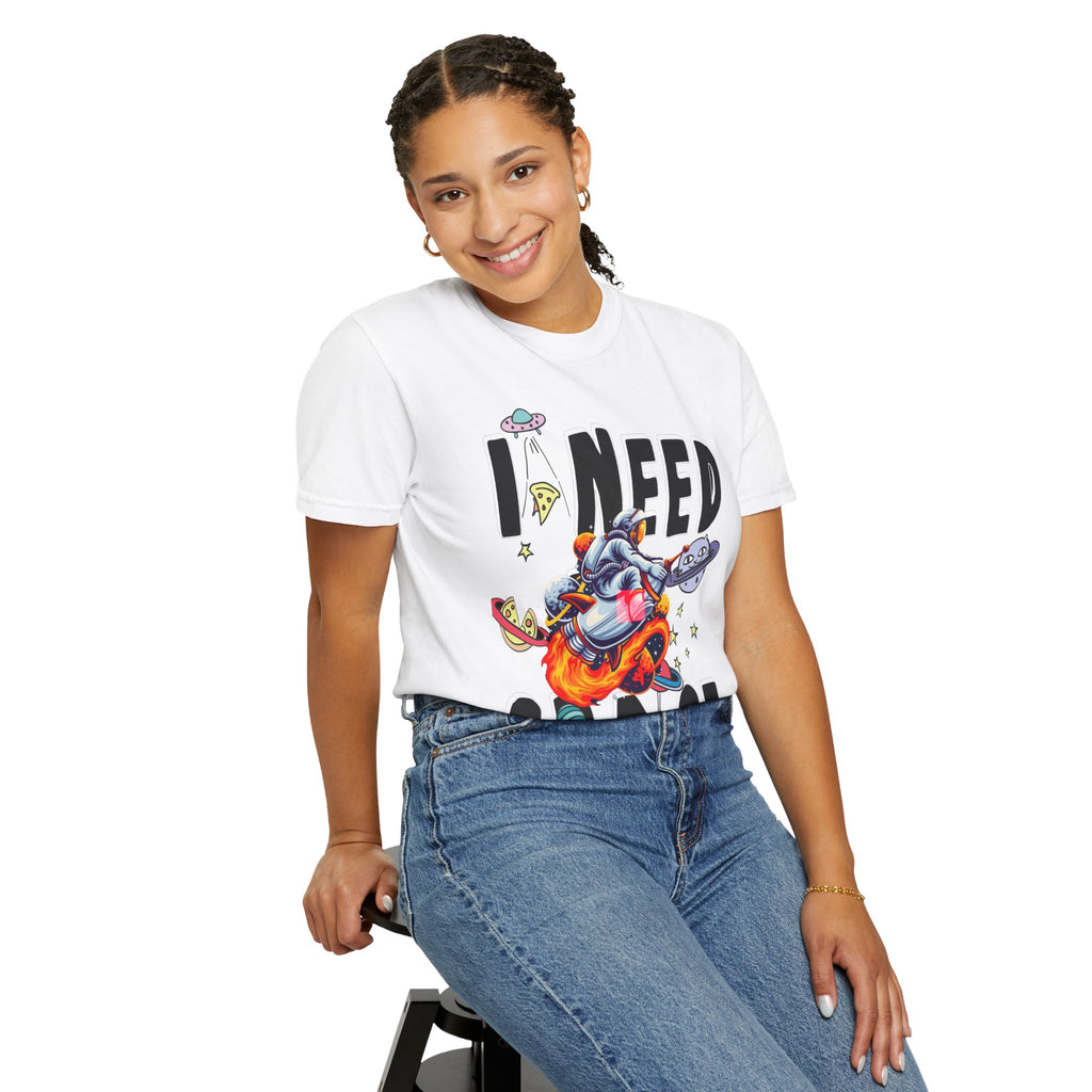 I Need Space T-Shirt — Funny Space Cartoon Astronaut Tee