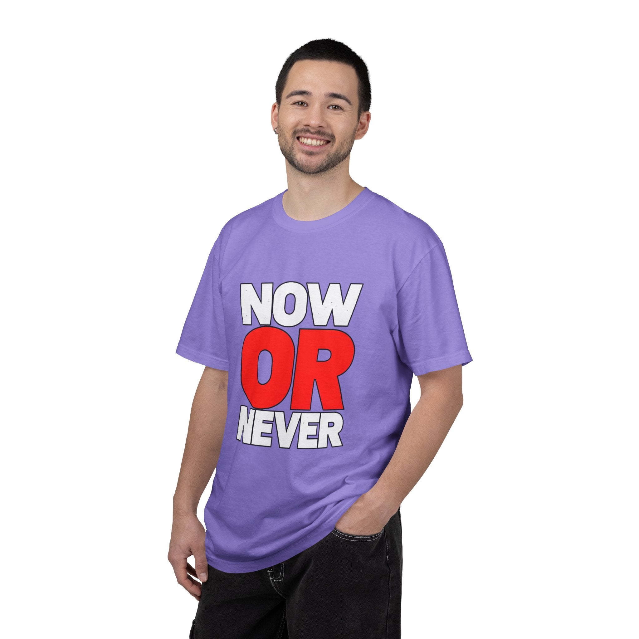 Now Or Never T-Shirt — Motivational Graphic Tee