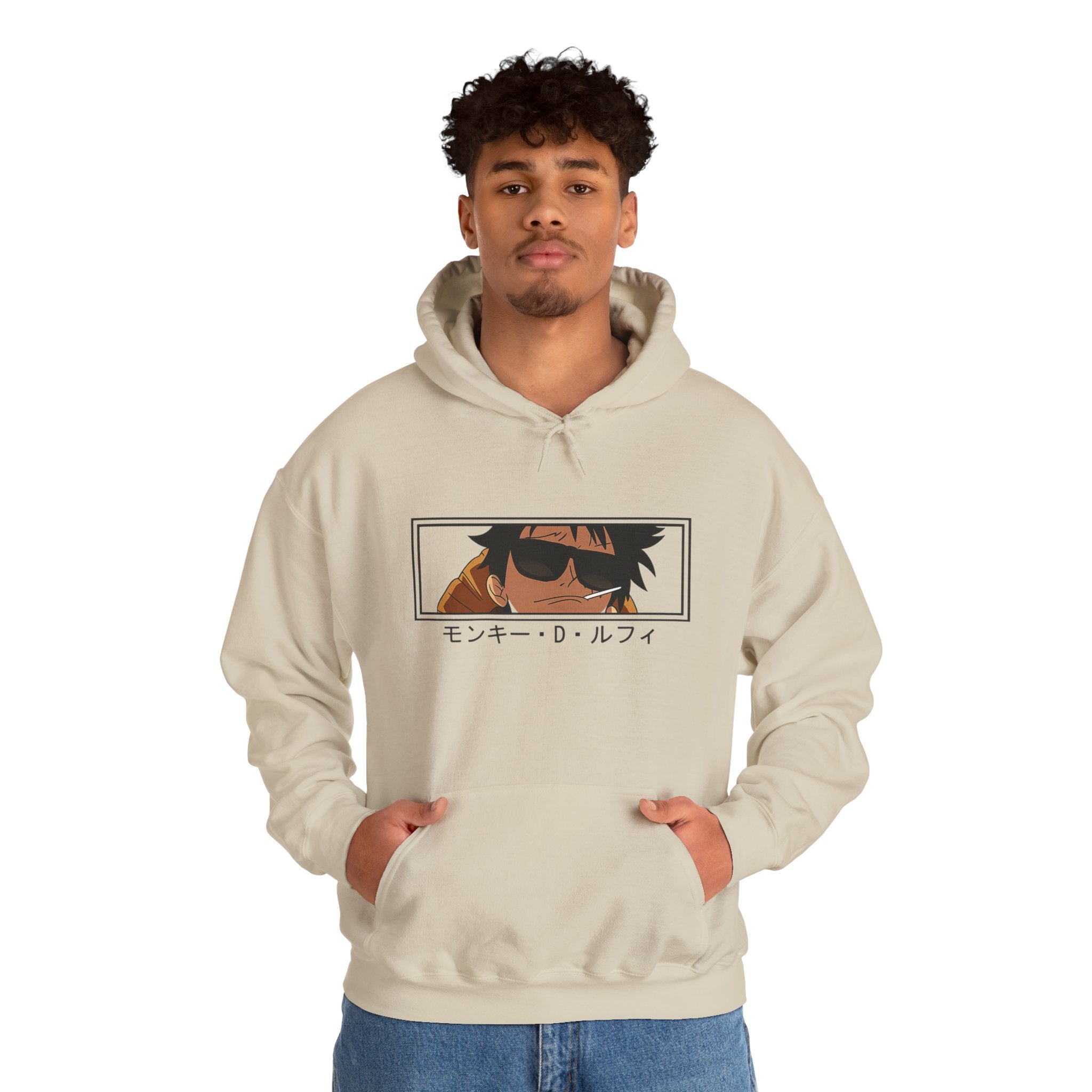 Anime Sunglasses Hoodie — モンキー・D・ルフィ Trackable Goggles Design
